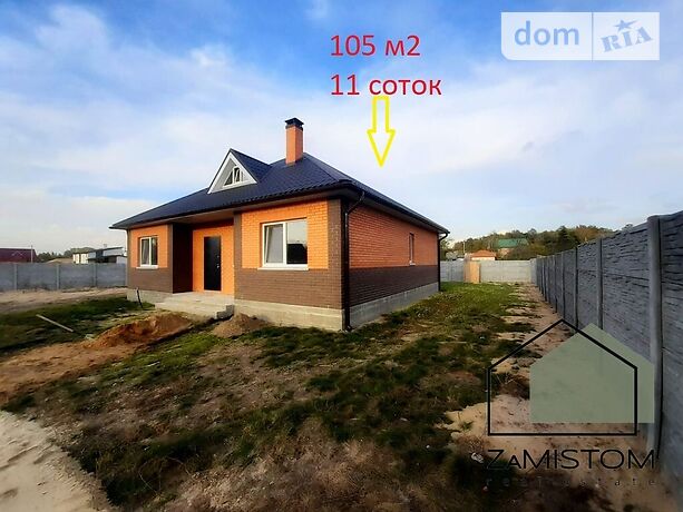 одноповерховий будинок з садом, 105 кв. м, цегла. Продаж в Вишеньках (Київська обл.) фото 1 одноповерховий будинок з садом, 105 кв. м, цегла. Продаж в Вишеньках (Київська обл.) фото 1