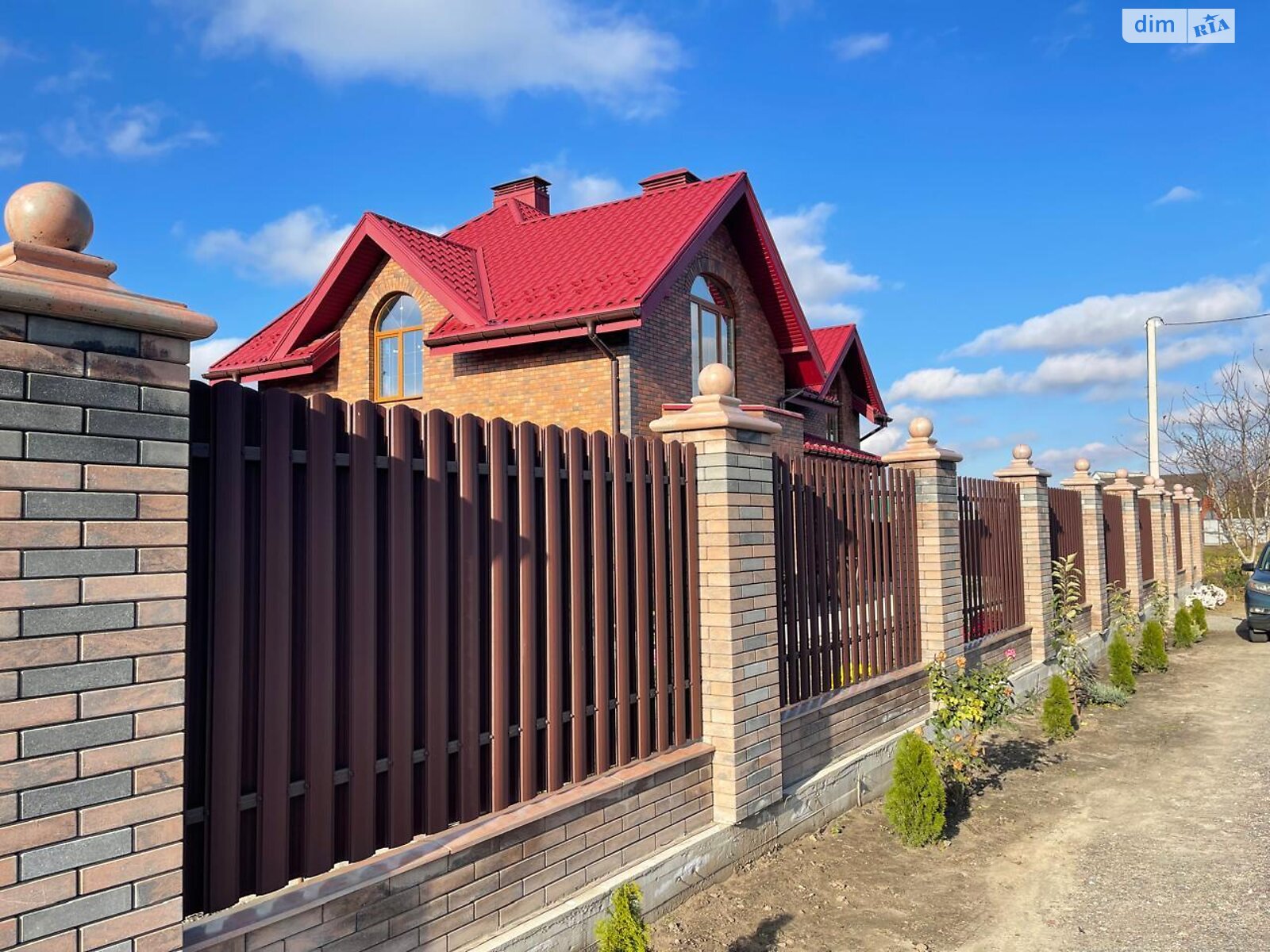 двухэтажный дом беседка, 234 кв. м, пеноблок. Продажа в Борисполе фото 1