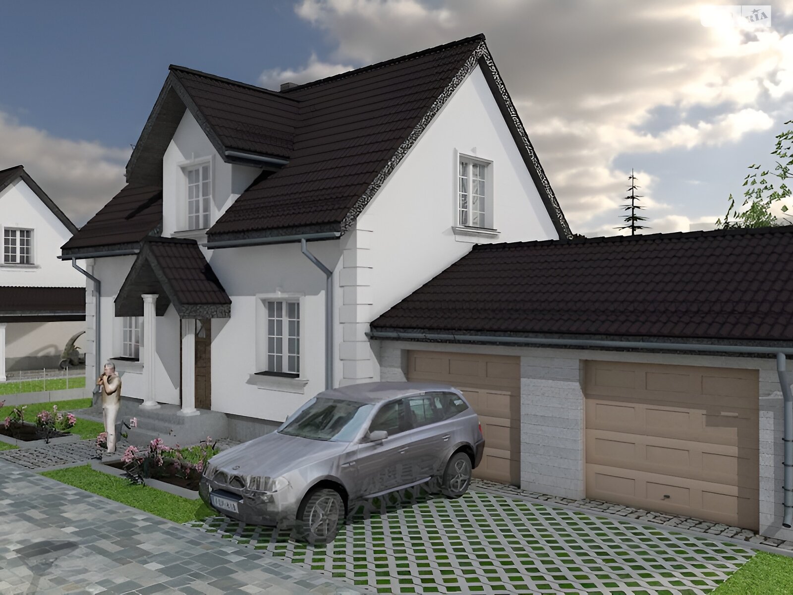 двухэтажный дом, 124 кв. м, кирпич. Продажа в Борках фото 1 двухэтажный дом, 124 кв. м, кирпич. Продажа в Борках фото 1