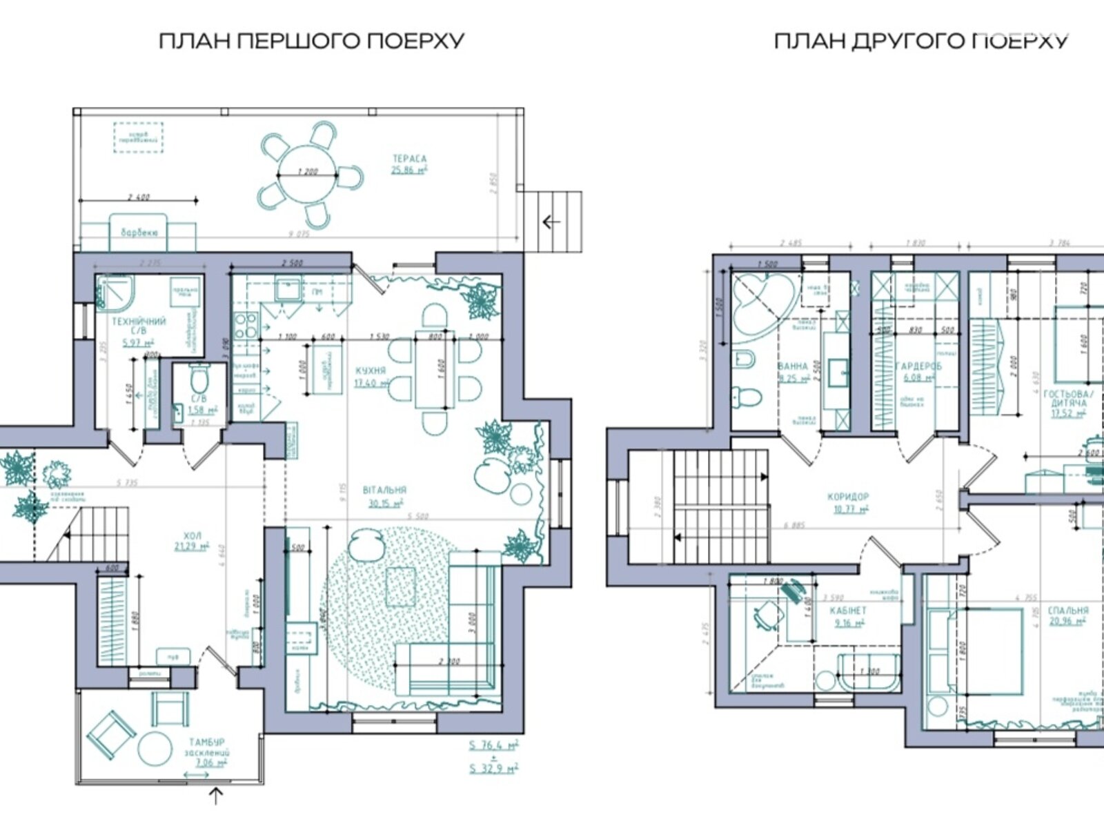 двухэтажный дом с отоплением, 156 кв. м, кирпич. Продажа в Бородянке район Бородянка фото 1