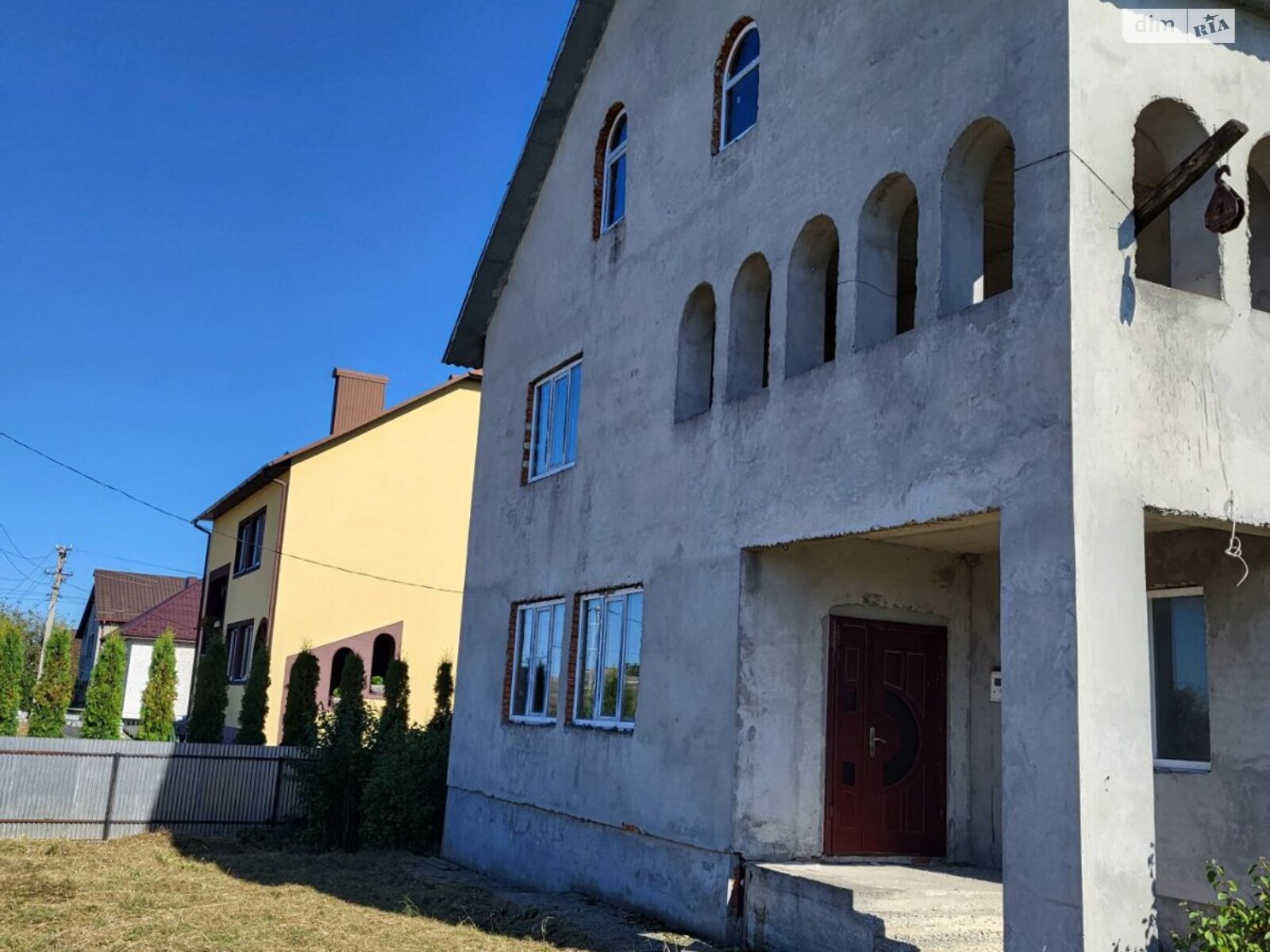 двухэтажный дом с верандой, 251.34 кв. м, кирпич. Продажа в Борщеве район Борщев фото 1