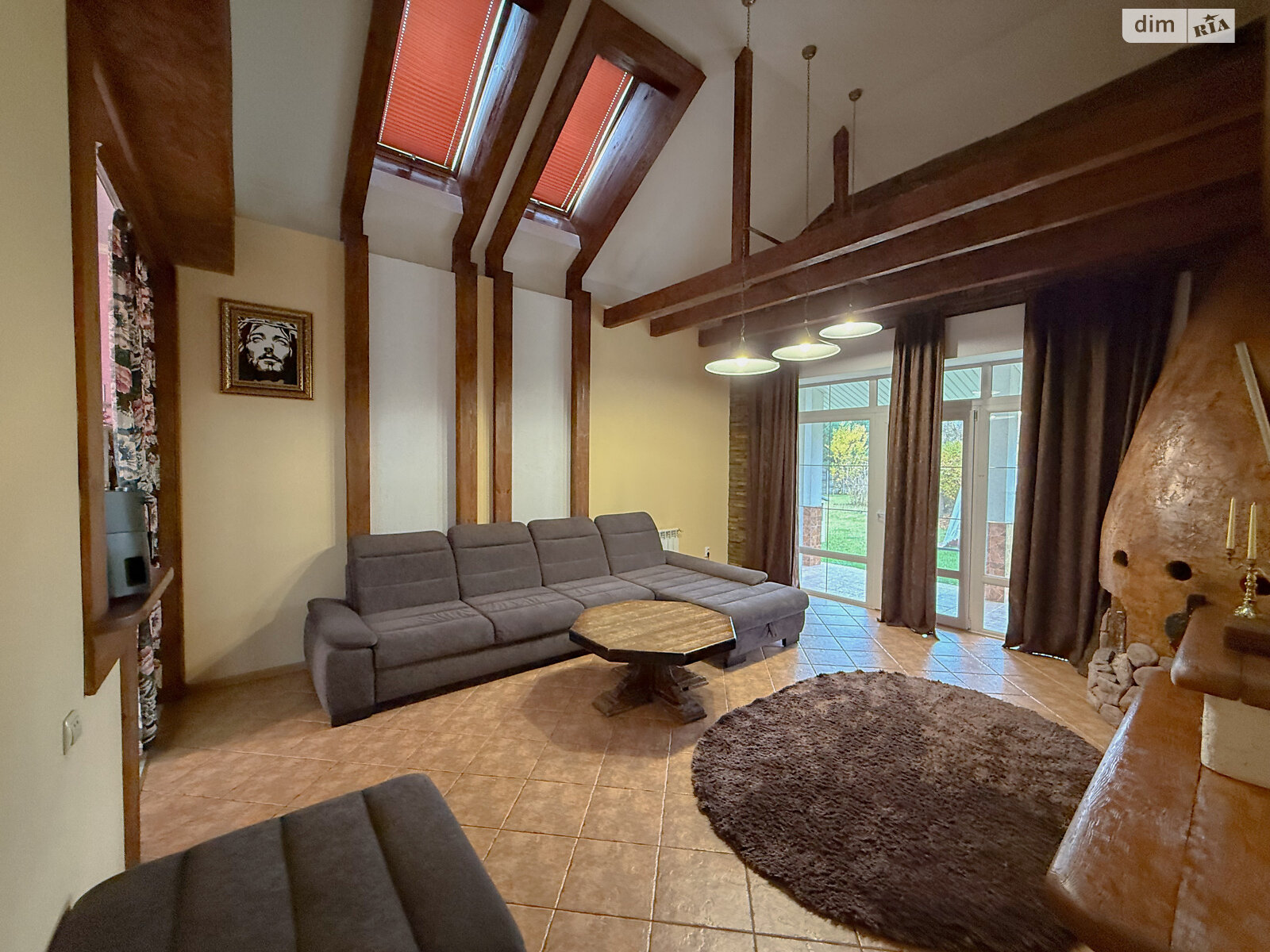 одноэтажный дом с отоплением, 100 кв. м, кирпич. Продажа в Бояновке фото 1