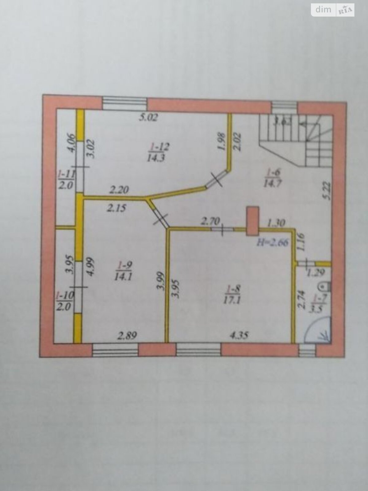 двухэтажный дом с ремонтом, 190 кв. м, кирпич. Продажа в Боярке фото 1