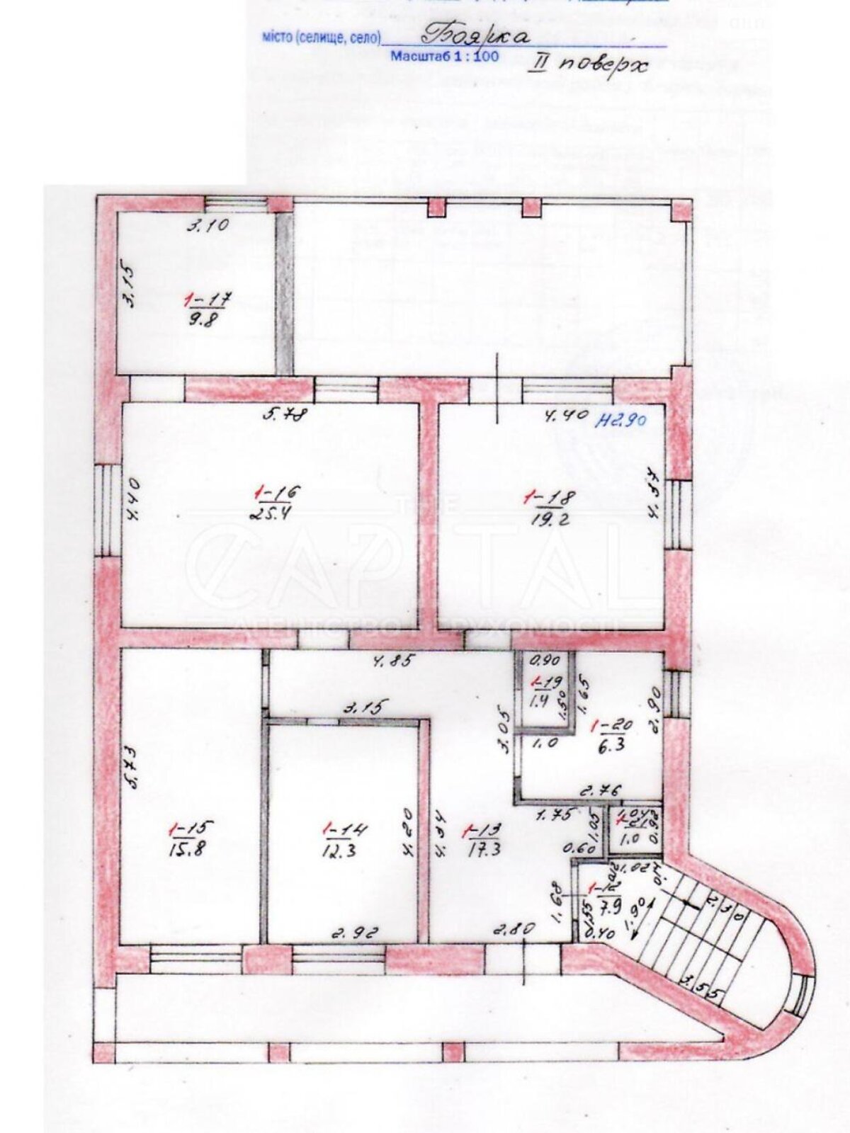 трехэтажный дом с гаражом, 379 кв. м, кирпич. Продажа в Боярке фото 1 трехэтажный дом с гаражом, 379 кв. м, кирпич. Продажа в Боярке фото 1