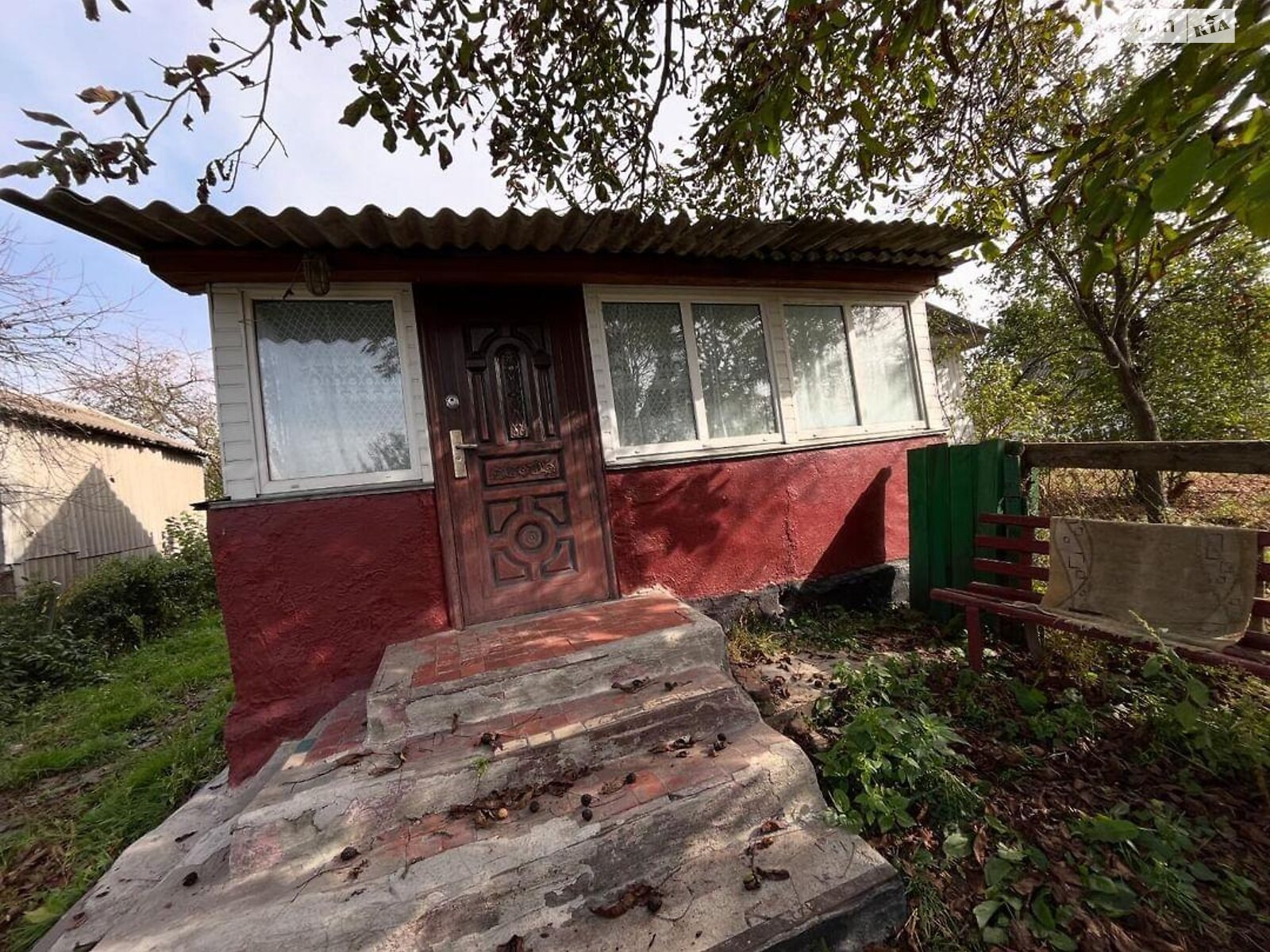 одноповерховий будинок з верандою, 44 кв. м, дерево та цегла. Продаж у Брониках фото 1 одноповерховий будинок з верандою, 44 кв. м, дерево та цегла. Продаж у Брониках фото 1