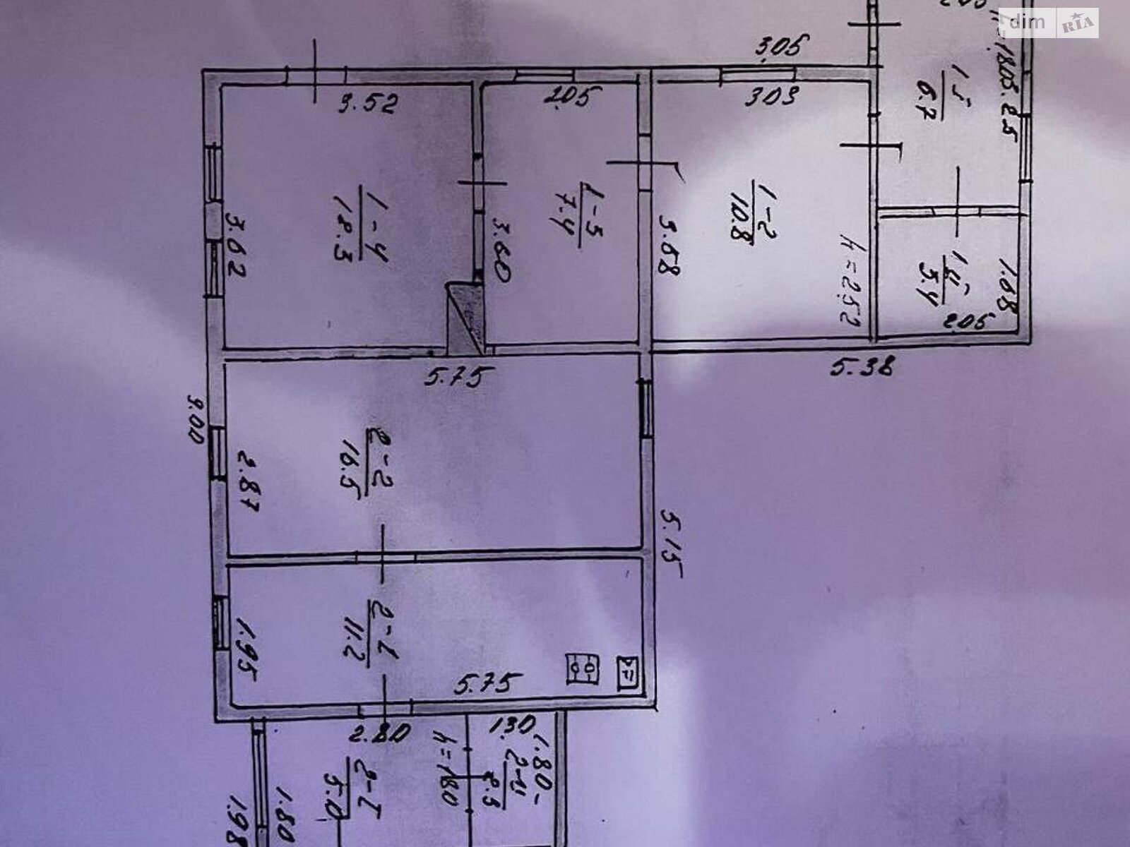 одноэтажный дом, 84 кв. м, кирпич. Продажа в Броварах район Бровары фото 1