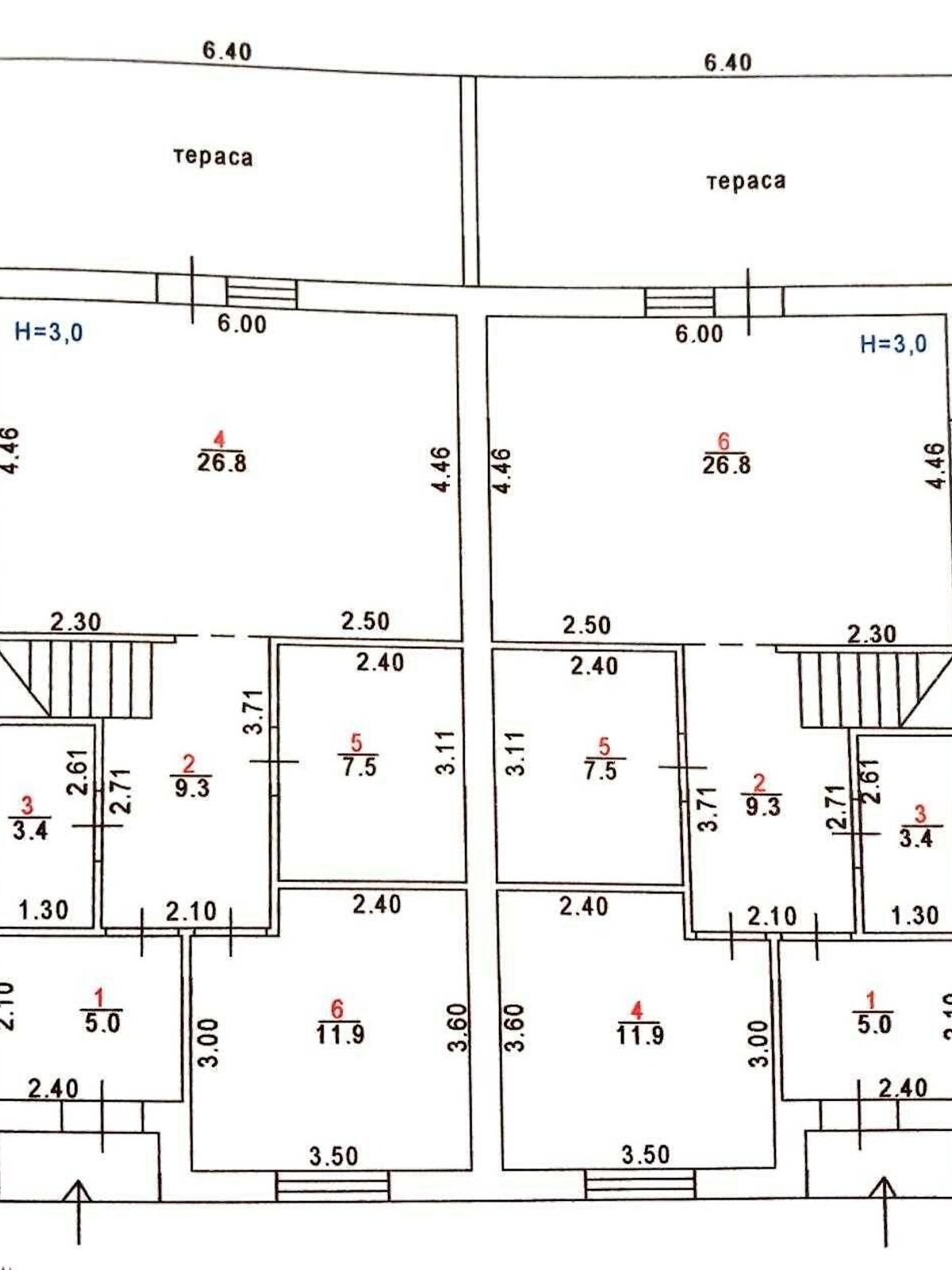 двухэтажный дом, 130 кв. м, кирпич. Продажа в Броварах район Бровары фото 1