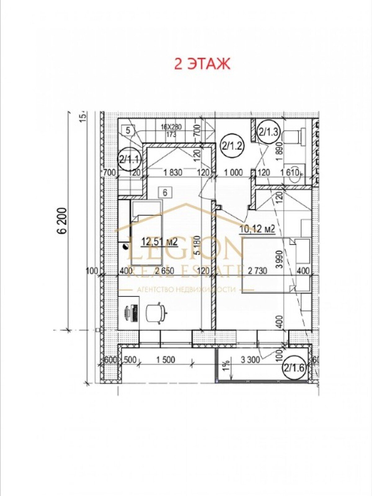 одноповерховий будинок, 52 кв. м, газобетон. Продаж у Рожнах фото 1