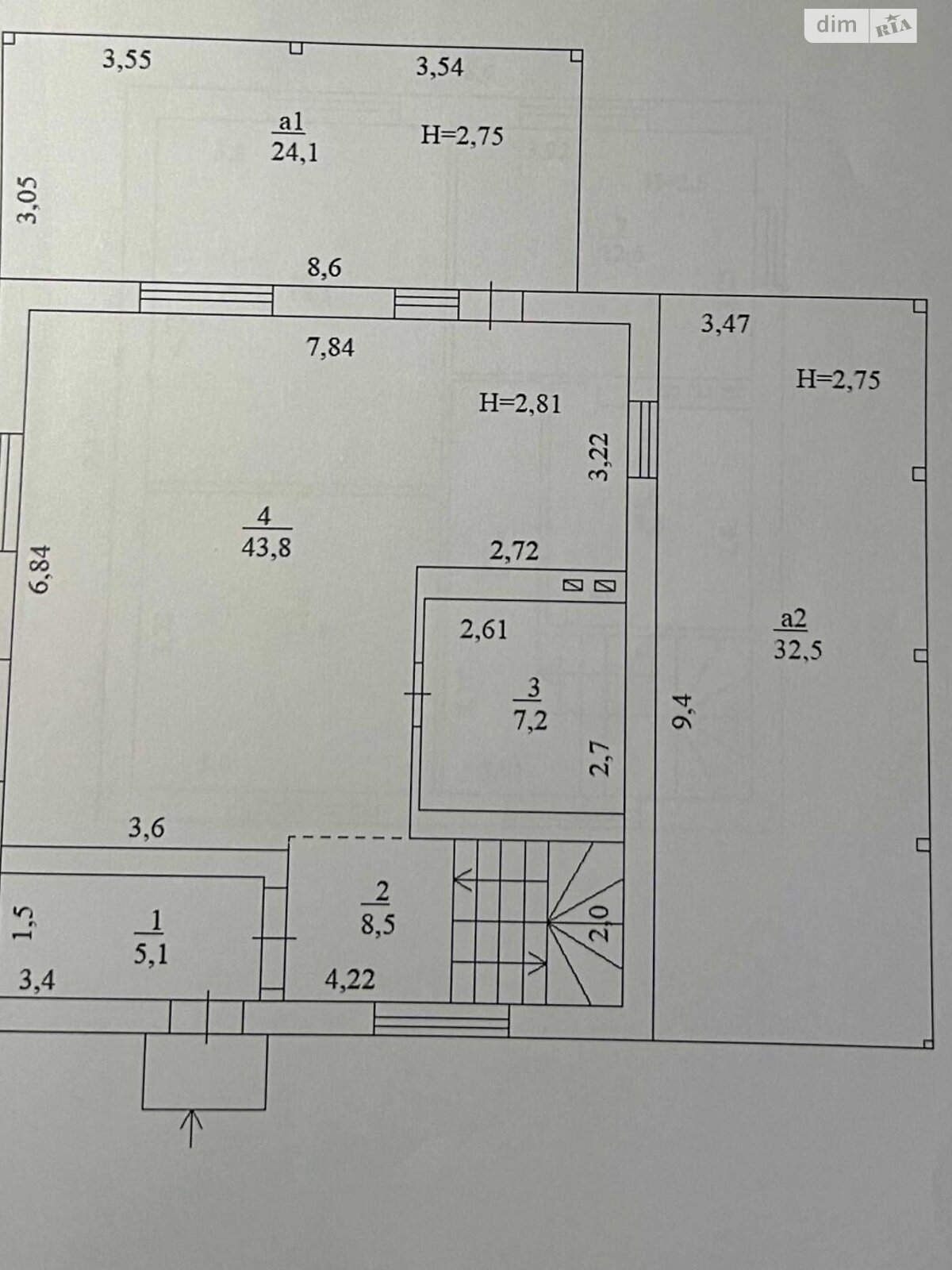 двухэтажный дом, 123.9 кв. м, кирпич. Продажа в Броварах фото 1 двухэтажный дом, 123.9 кв. м, кирпич. Продажа в Броварах фото 1