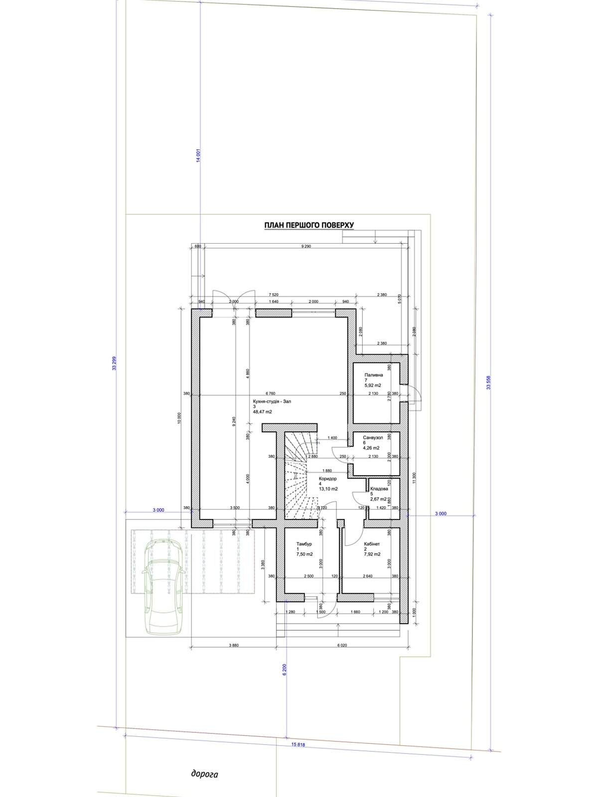 двухэтажный дом, 180 кв. м, кирпич. Продажа в Брюховичах фото 1