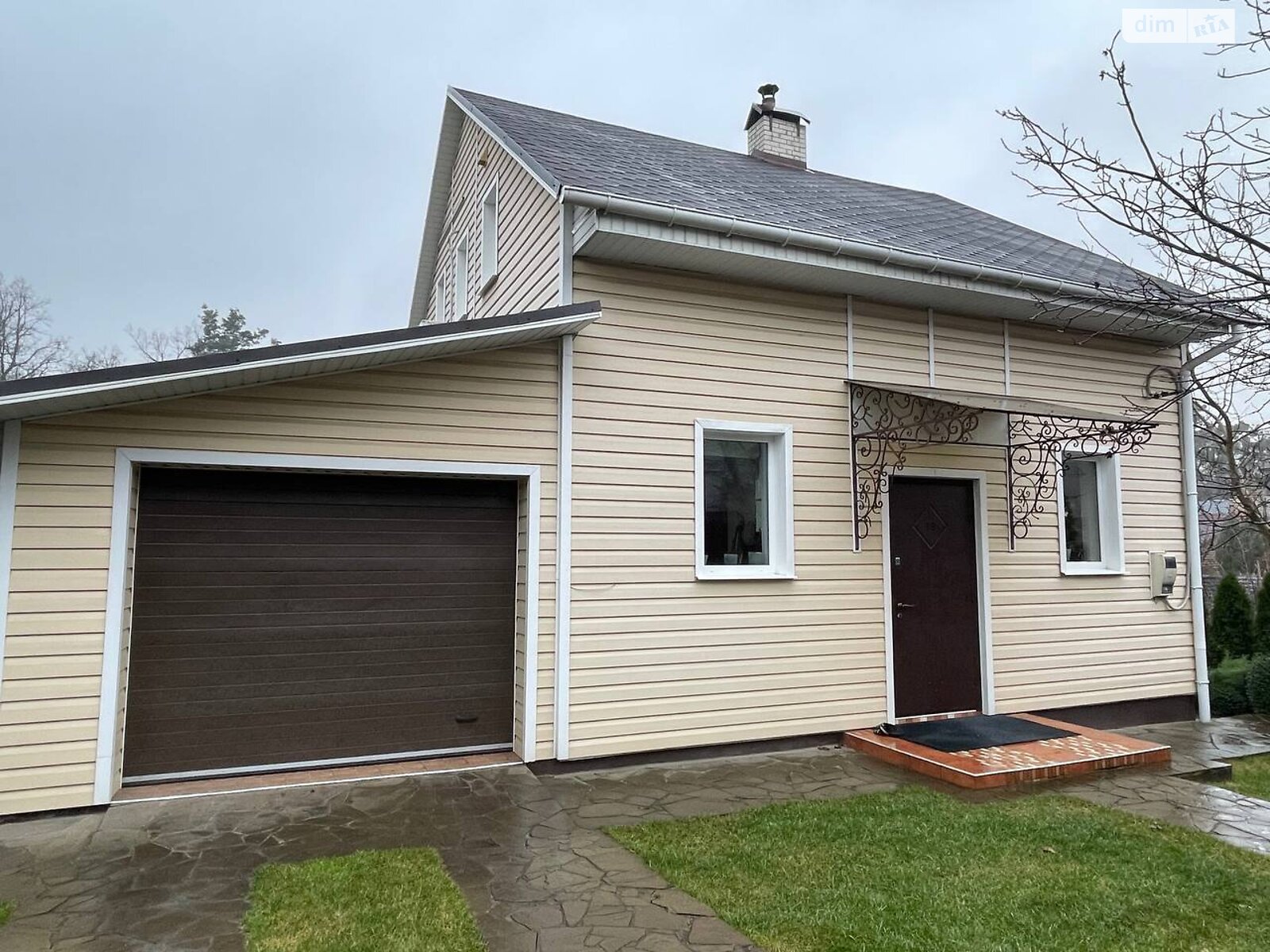 двухэтажный дом с гаражом, 88.1 кв. м, газобетон. Продажа в Буче район Буча фото 1