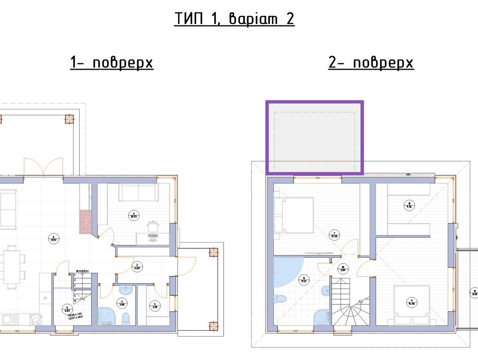 двухэтажный дом с балконом, 121 кв. м, кирпич. Продажа в Буче район Буча фото 1