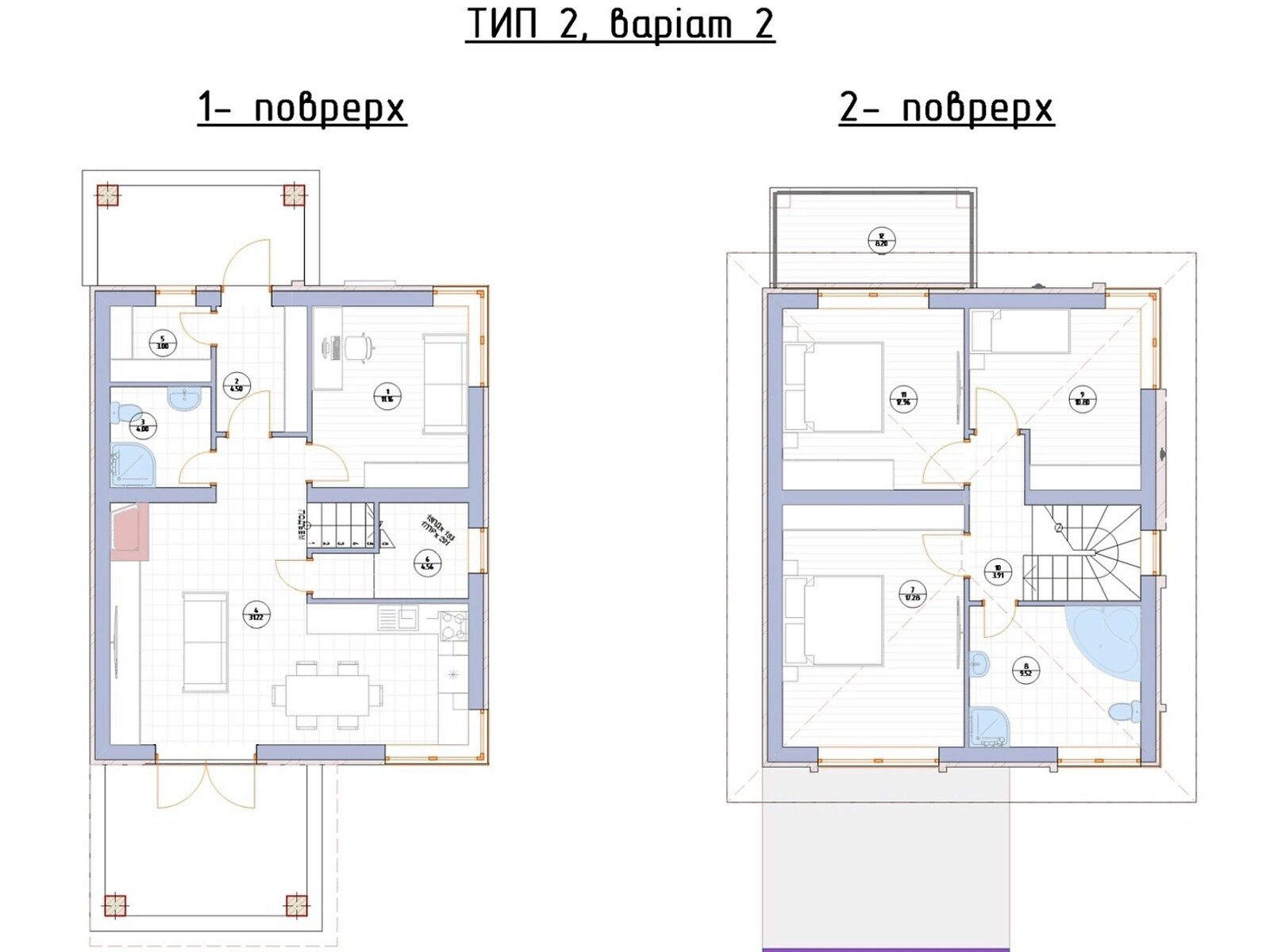 двухэтажный дом с балконом, 121 кв. м, кирпич. Продажа в Буче район Буча фото 1 двухэтажный дом с балконом, 121 кв. м, кирпич. Продажа в Буче район Буча фото 1