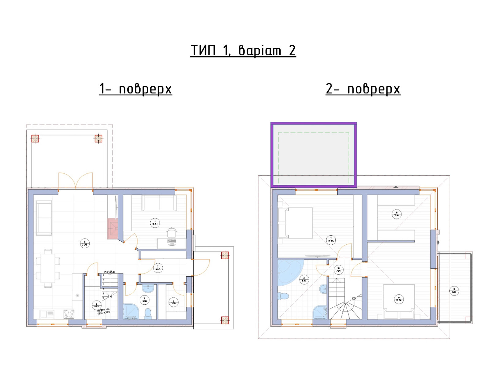 двоповерховий будинок, 120 кв. м, піноблок. Продаж в Бучі, район Буча фото 1