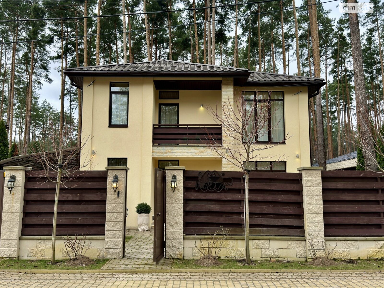 двухэтажный дом с балконом, 160 кв. м, кирпич. Продажа в Буче район Буча фото 1