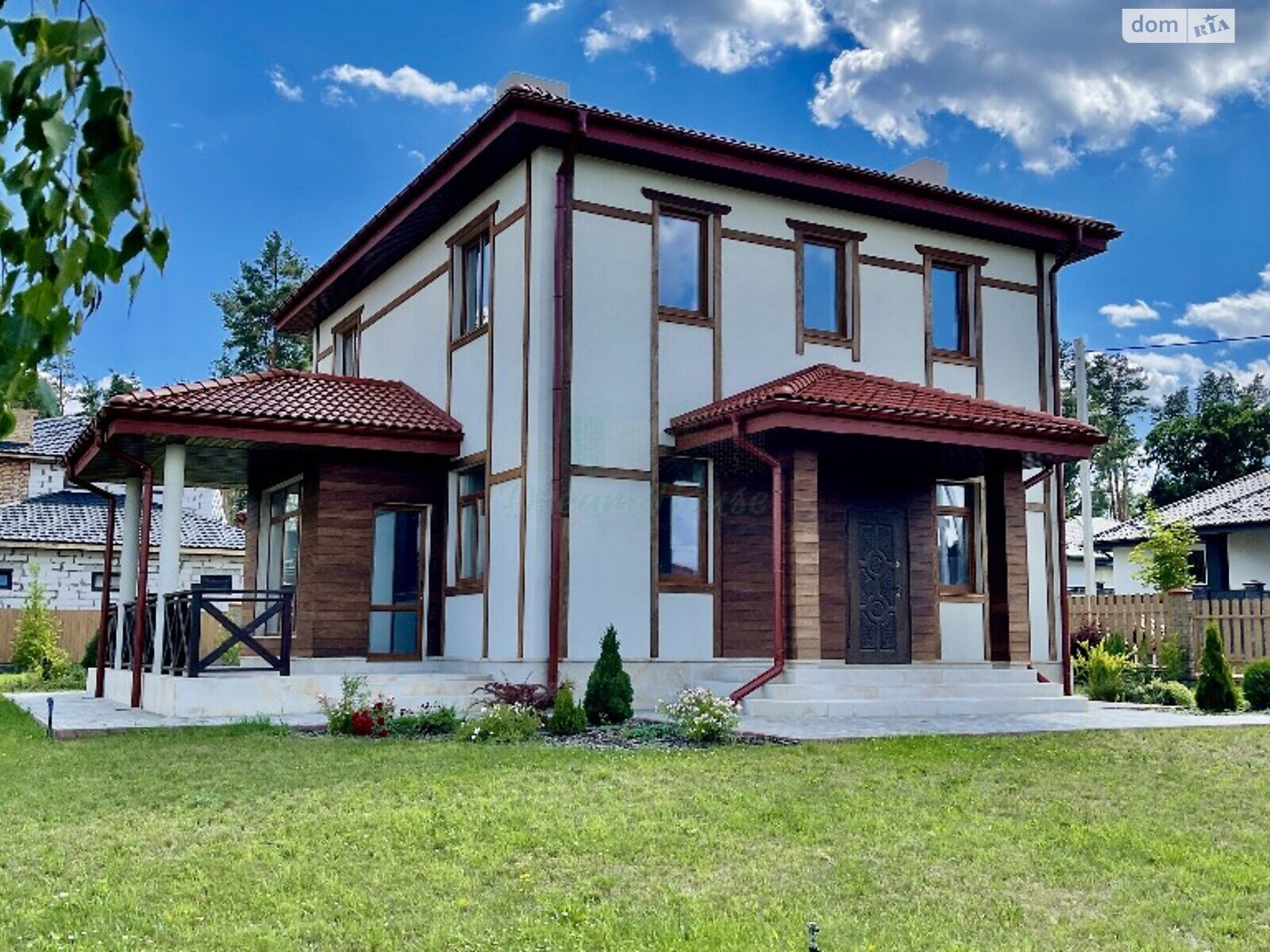 двухэтажный дом с отоплением, 215 кв. м, керамический блок. Продажа в Буче район Буча фото 1 двухэтажный дом с отоплением, 215 кв. м, керамический блок. Продажа в Буче район Буча фото 1