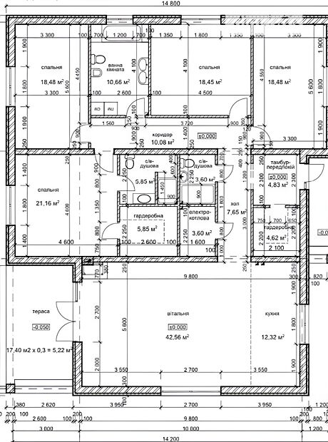 одноэтажный дом с террасой, 185 кв. м, газобетон. Продажа в Буче район Буча фото 1 одноэтажный дом с террасой, 185 кв. м, газобетон. Продажа в Буче район Буча фото 1