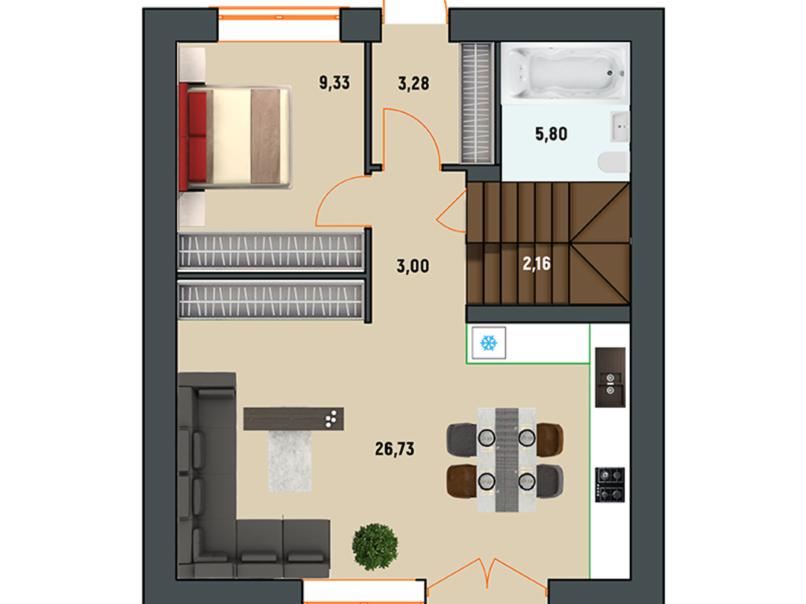 двоповерховий будинок, 117 кв. м, цегла. Продаж в Бучі, район Буча фото 1 двоповерховий будинок, 117 кв. м, цегла. Продаж в Бучі, район Буча фото 1