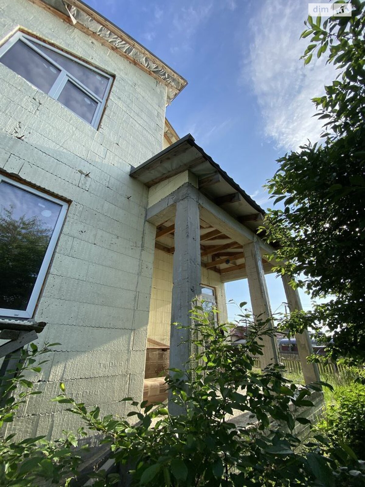 двухэтажный дом с верандой, 106.4 кв. м, монолит. Продажа в Буче район Буча фото 1