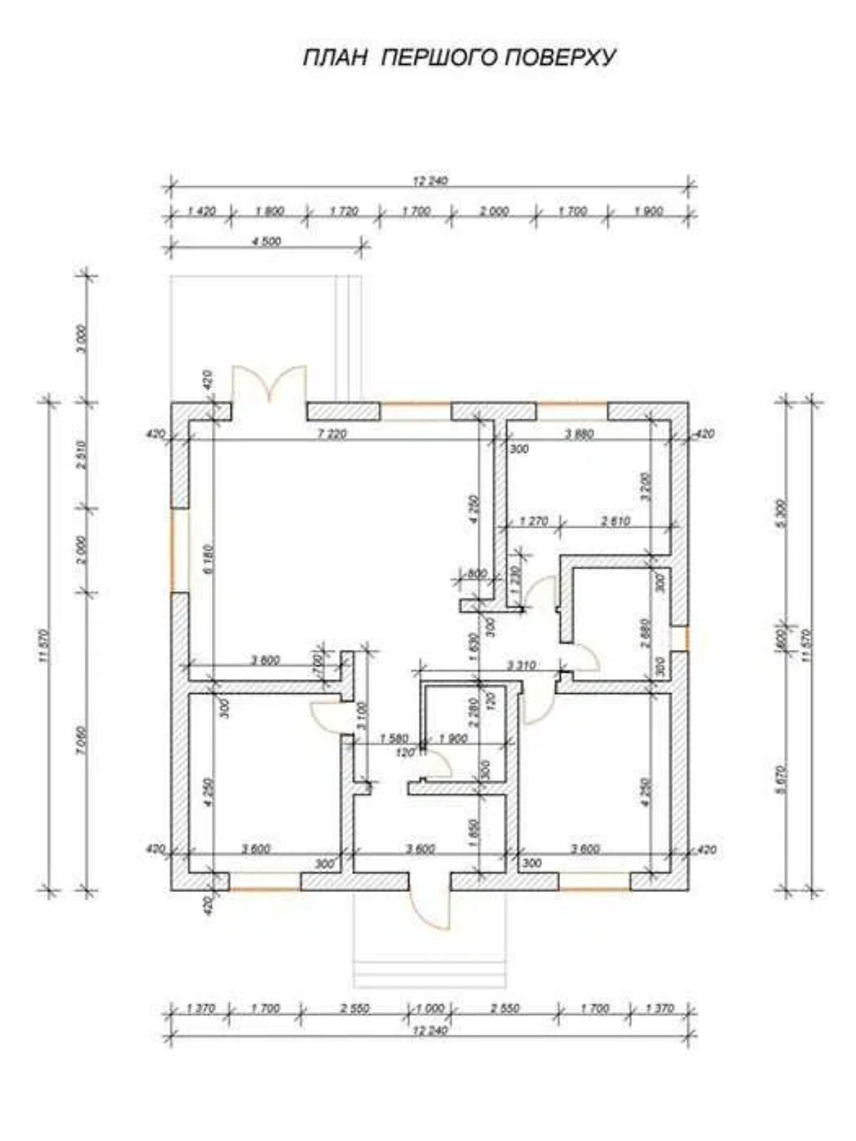 одноповерховий будинок без меблів, 115 кв. м, газобетон. Продаж в Бучі, район Буча фото 1