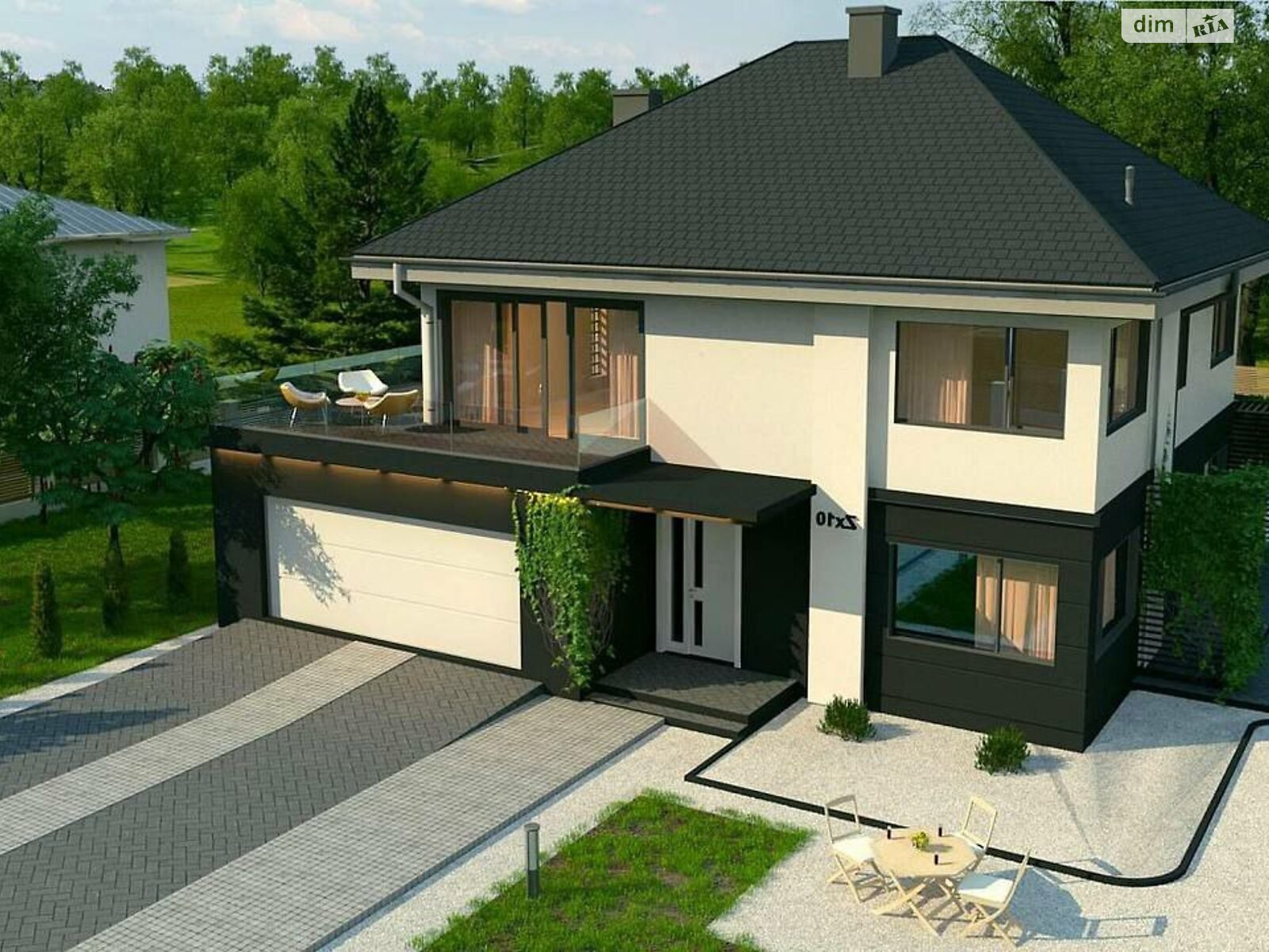 двухэтажный дом с верандой, 260 кв. м, кирпич. Продажа в Буче район Буча фото 1 двухэтажный дом с верандой, 260 кв. м, кирпич. Продажа в Буче район Буча фото 1