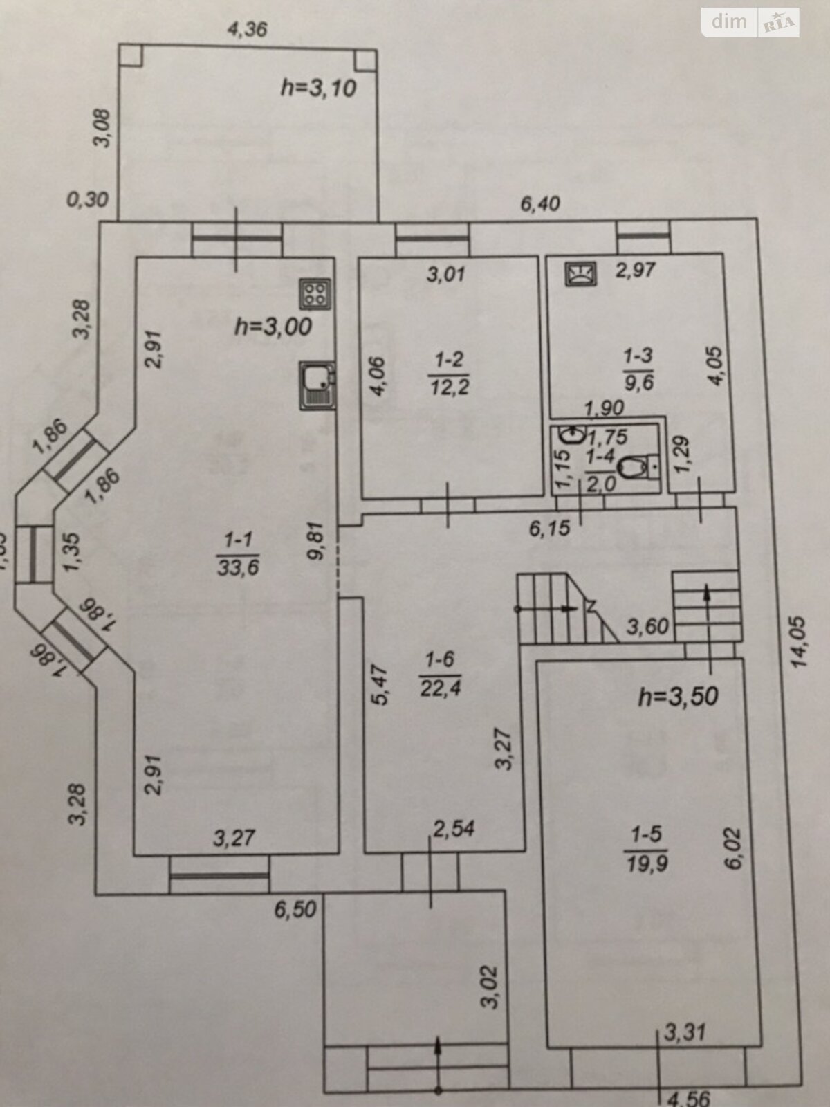 двоповерховий будинок, 210 кв. м, цегла. Продаж у Бучі фото 1