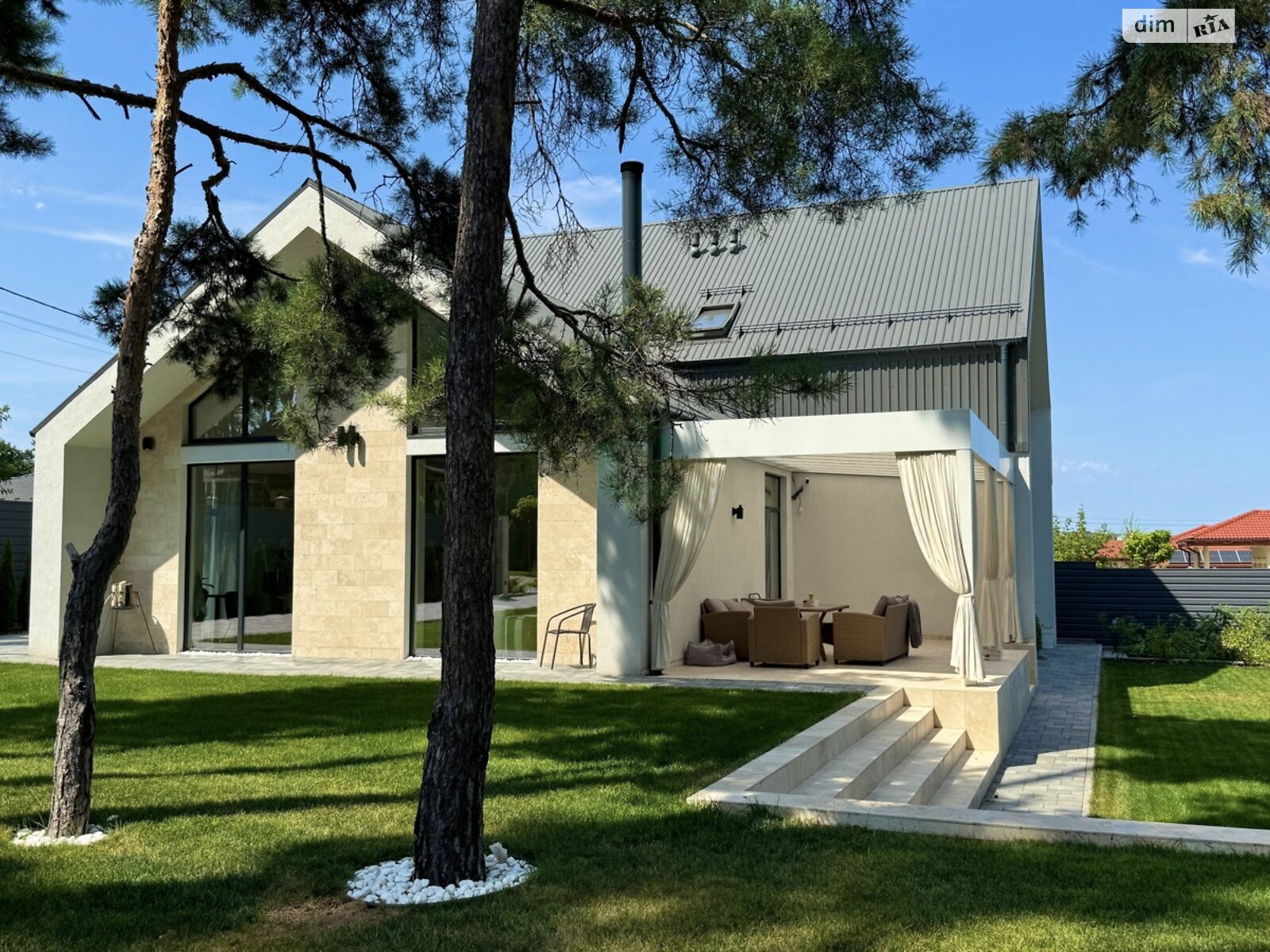 двоповерховий будинок з верандою, 287.5 кв. м, газобетон. Продаж у Бучі фото 1 двоповерховий будинок з верандою, 287.5 кв. м, газобетон. Продаж у Бучі фото 1