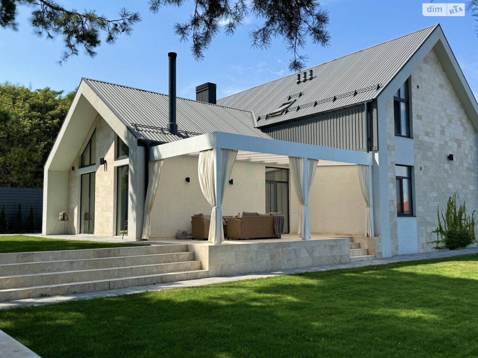 двоповерховий будинок з верандою, 287.5 кв. м, газобетон. Продаж у Бучі фото 1 двоповерховий будинок з верандою, 287.5 кв. м, газобетон. Продаж у Бучі фото 1