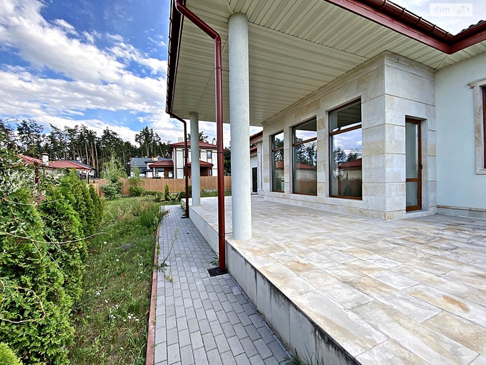 одноэтажный дом с верандой, 250 кв. м, кирпич. Продажа в Буче фото 1