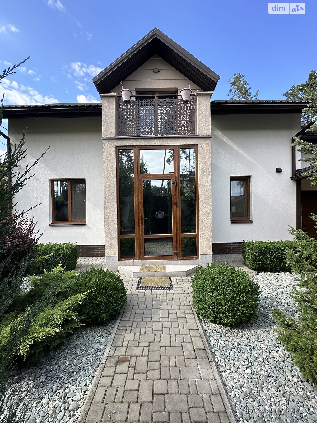 двоповерховий будинок з балконом, 200.6 кв. м, цегла. Продаж у Бучі фото 1 двоповерховий будинок з балконом, 200.6 кв. м, цегла. Продаж у Бучі фото 1