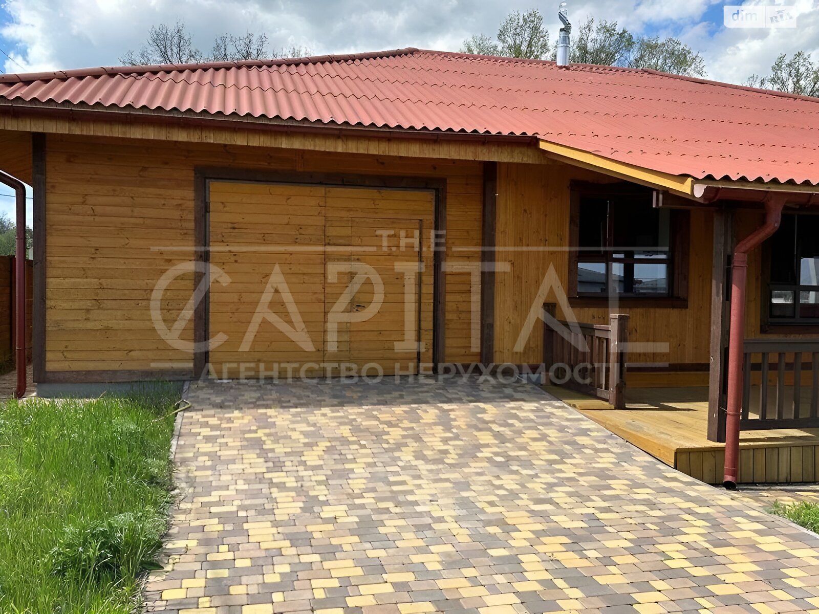 одноэтажный дом с гаражом, 110 кв. м, кирпич. Продажа в Буче фото 1 одноэтажный дом с гаражом, 110 кв. м, кирпич. Продажа в Буче фото 1