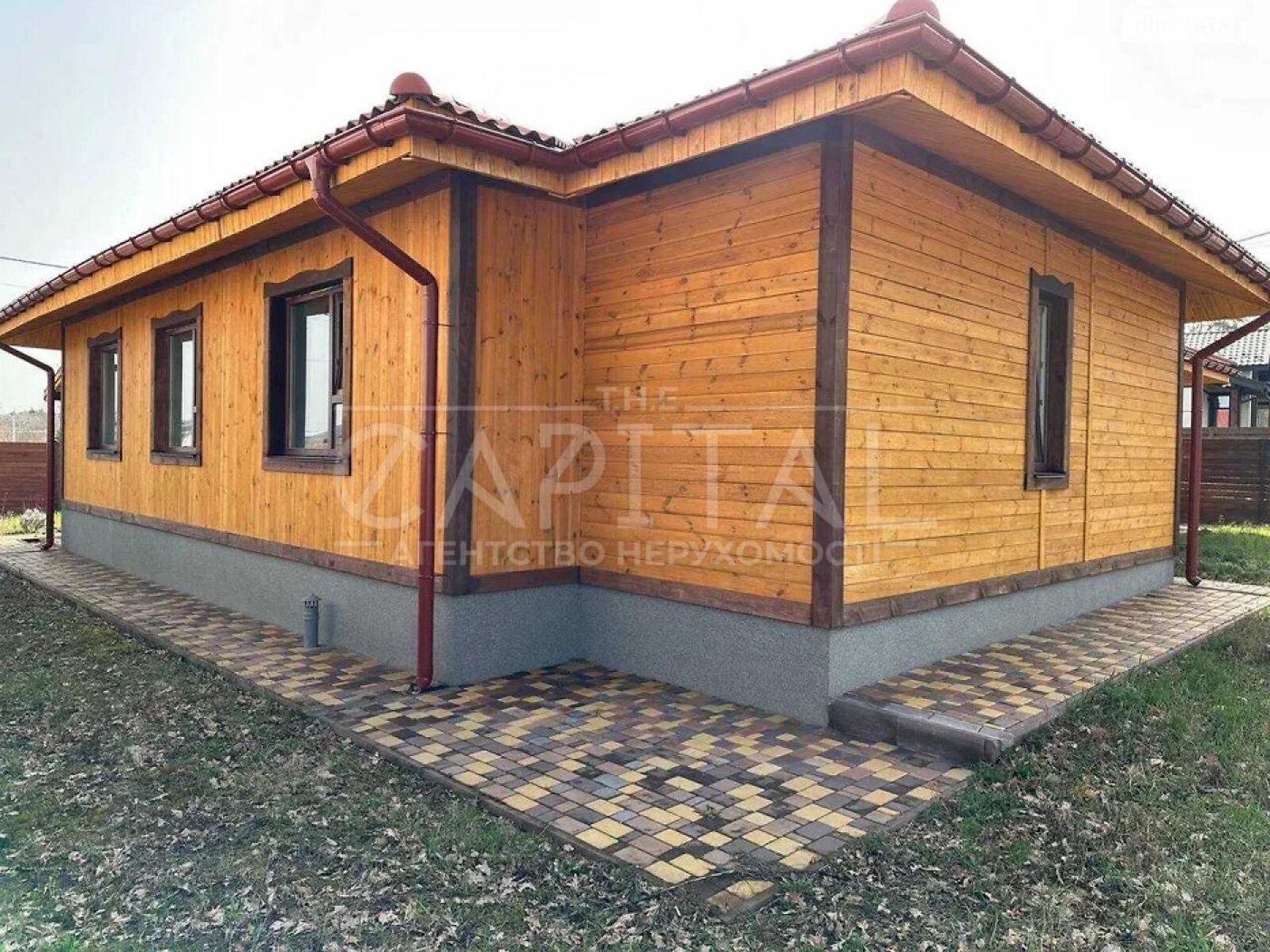 одноэтажный дом с гаражом, 110 кв. м, кирпич. Продажа в Буче фото 1 одноэтажный дом с гаражом, 110 кв. м, кирпич. Продажа в Буче фото 1