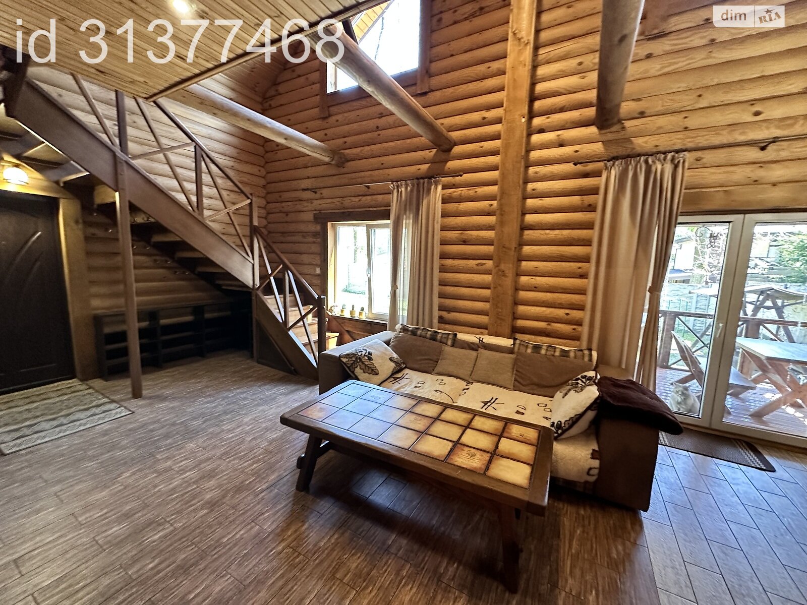 двухэтажный дом с верандой, 115 кв. м, сруб. Продажа в Буче фото 1