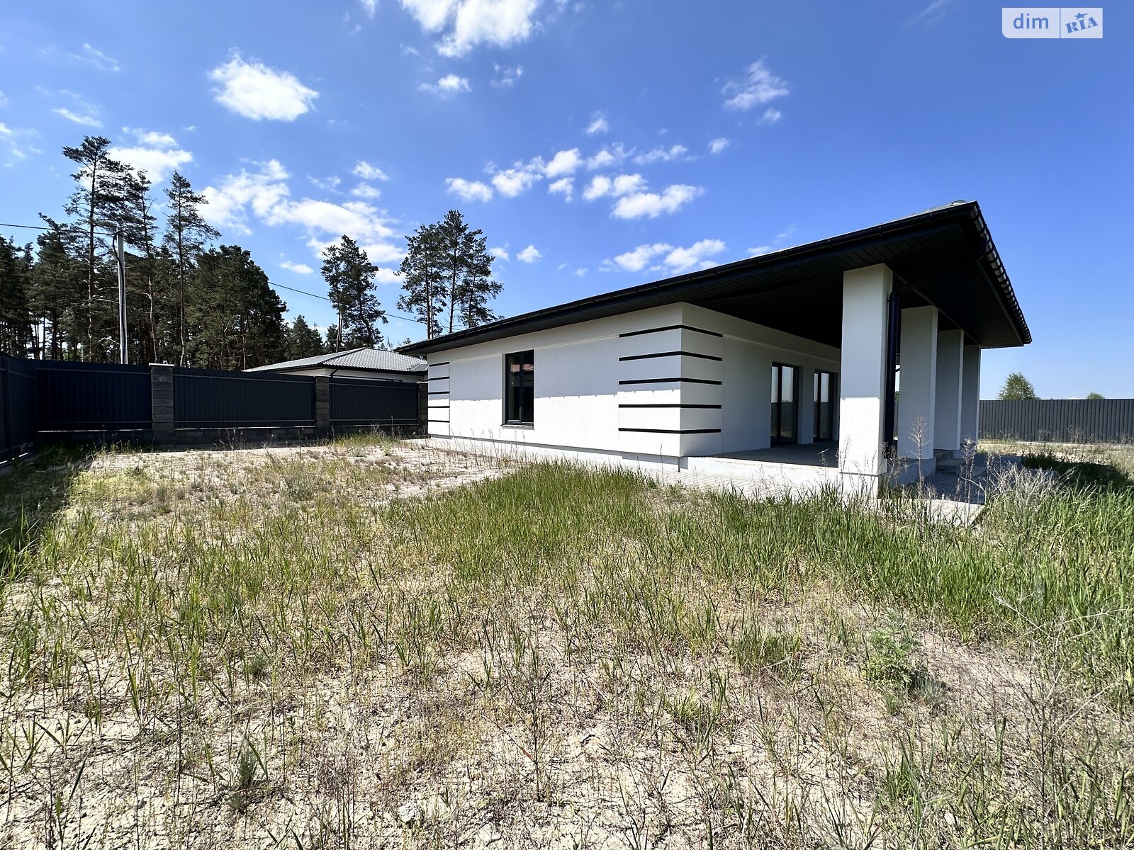 одноэтажный дом с гаражом, 120 кв. м, пенобетон. Продажа в Буче фото 1