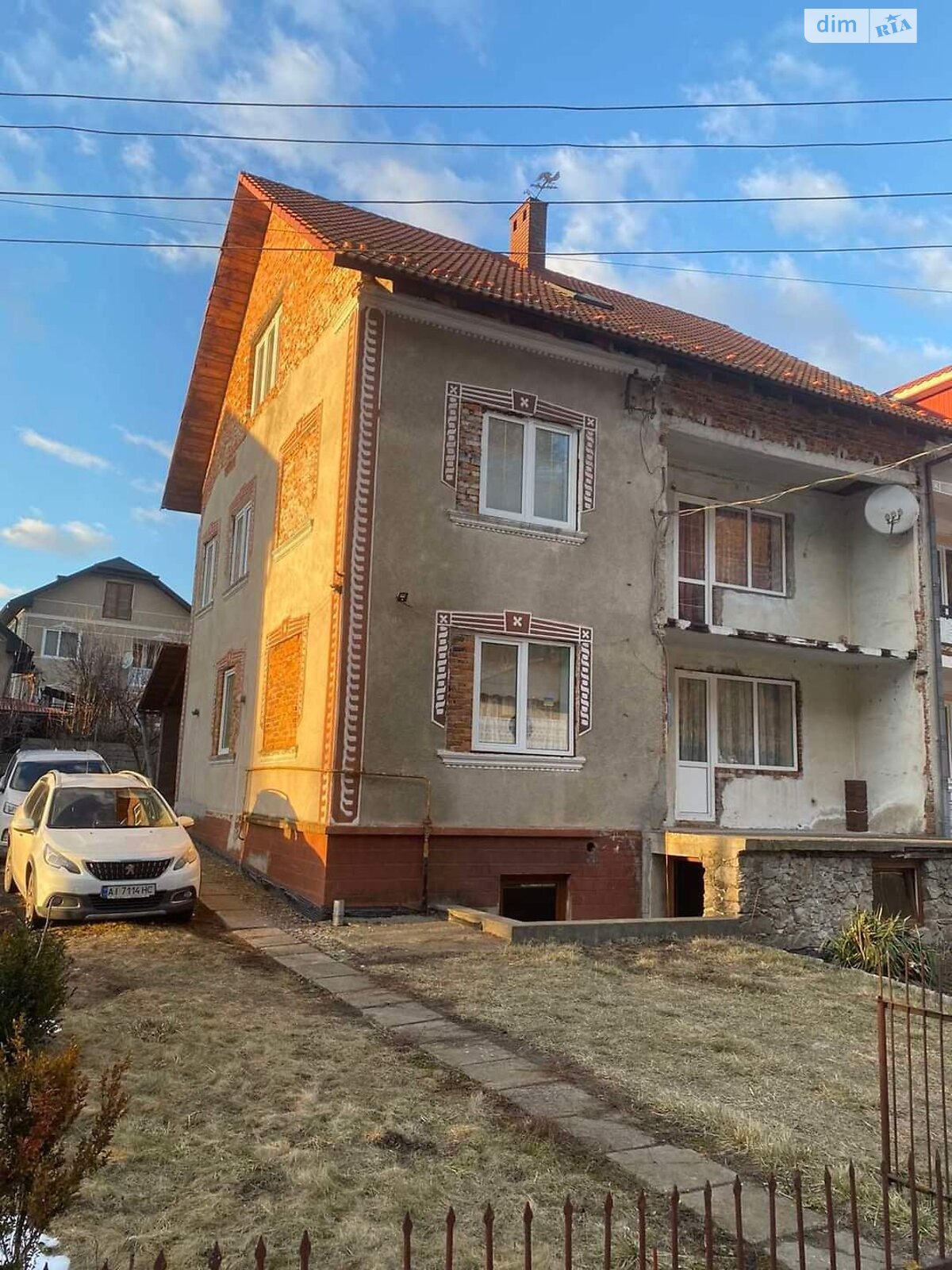 двухэтажный дом с балконом, 180 кв. м, кирпич. Продажа в Бучаче фото 1