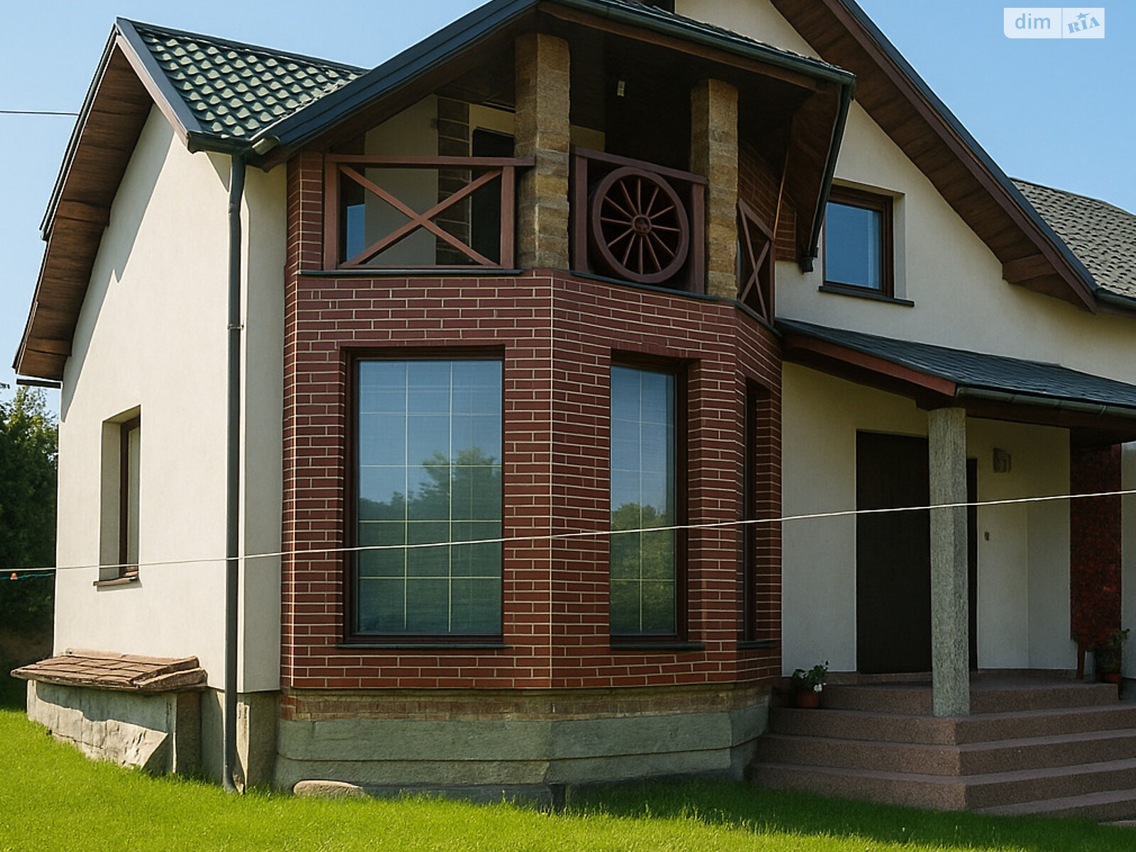 двухэтажный дом беседка, 283.2 кв. м, кирпич. Продажа в Буде фото 1 двухэтажный дом беседка, 283.2 кв. м, кирпич. Продажа в Буде фото 1