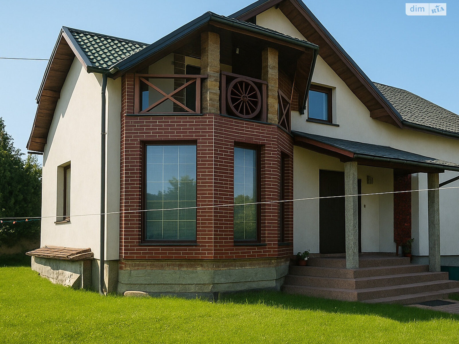 двухэтажный дом беседка, 283.2 кв. м, кирпич. Продажа в Буде фото 1 двухэтажный дом беседка, 283.2 кв. м, кирпич. Продажа в Буде фото 1