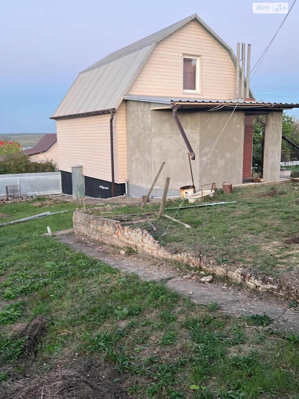 двоповерховий будинок з мансардою, 105 кв. м, ракушняк. Продаж у Бурдівці фото 1 двоповерховий будинок з мансардою, 105 кв. м, ракушняк. Продаж у Бурдівці фото 1