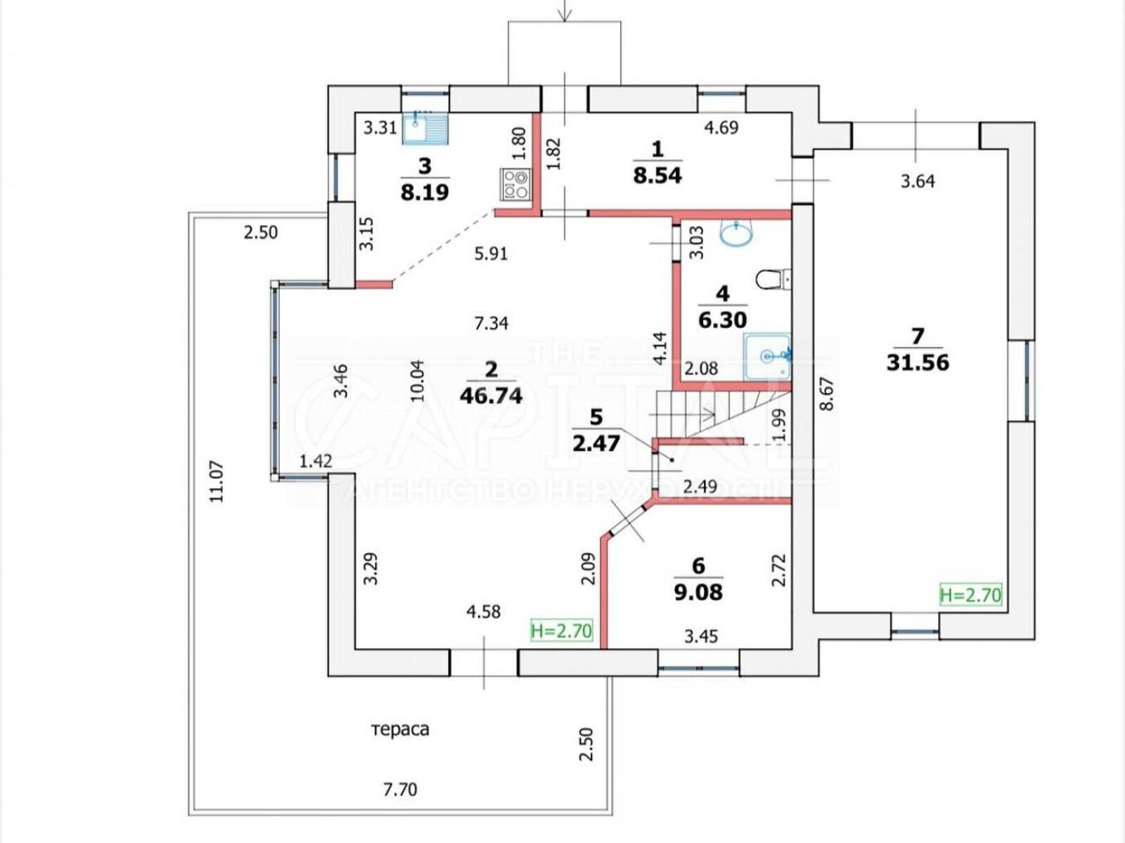 двоповерховий будинок з ремонтом, 226.26 кв. м, цегла. Продаж у Бузовій фото 1 двоповерховий будинок з ремонтом, 226.26 кв. м, цегла. Продаж у Бузовій фото 1