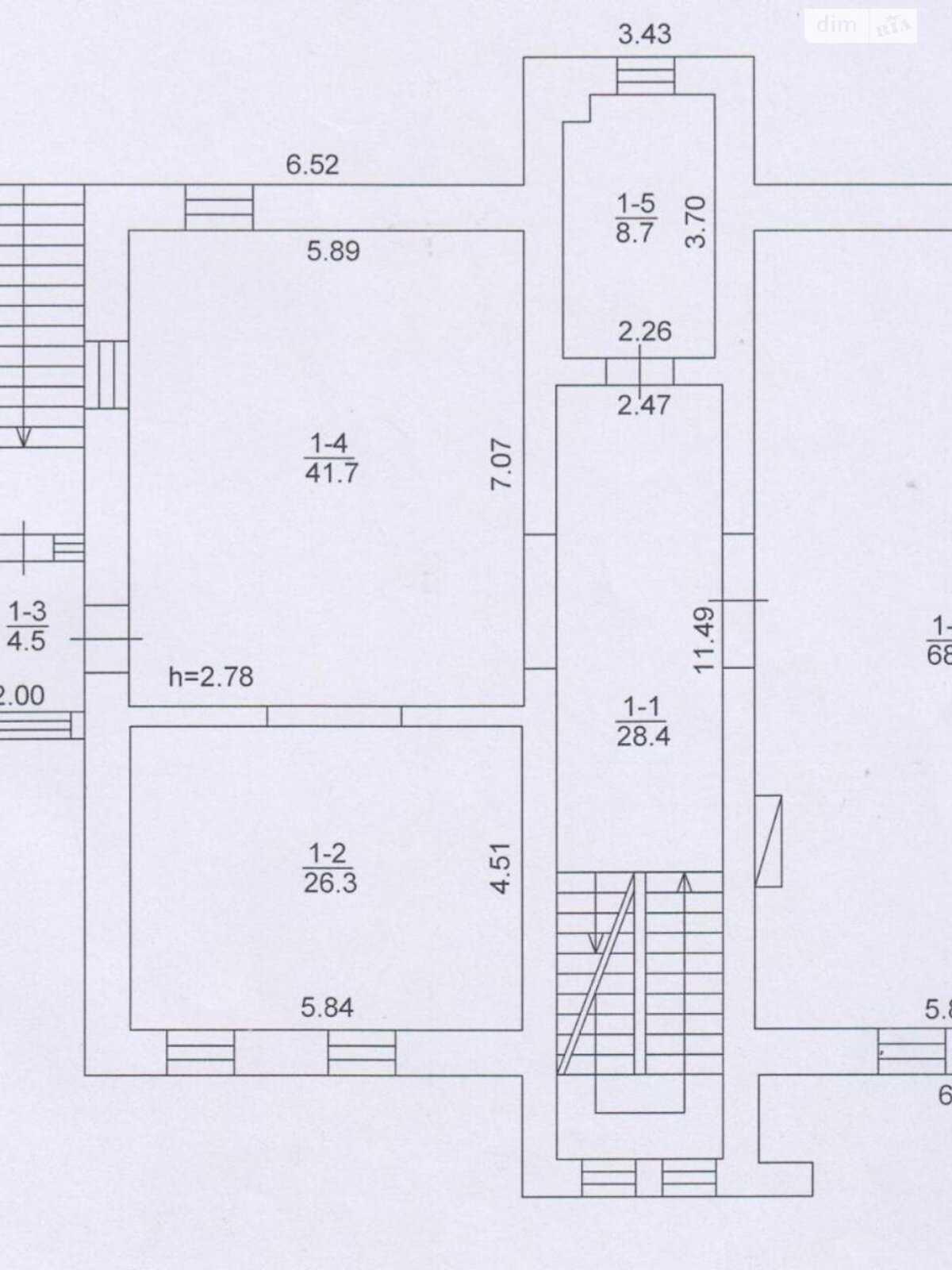 двухэтажный дом веранда, 850.6 кв. м, кирпич. Продажа в Чабанах фото 1