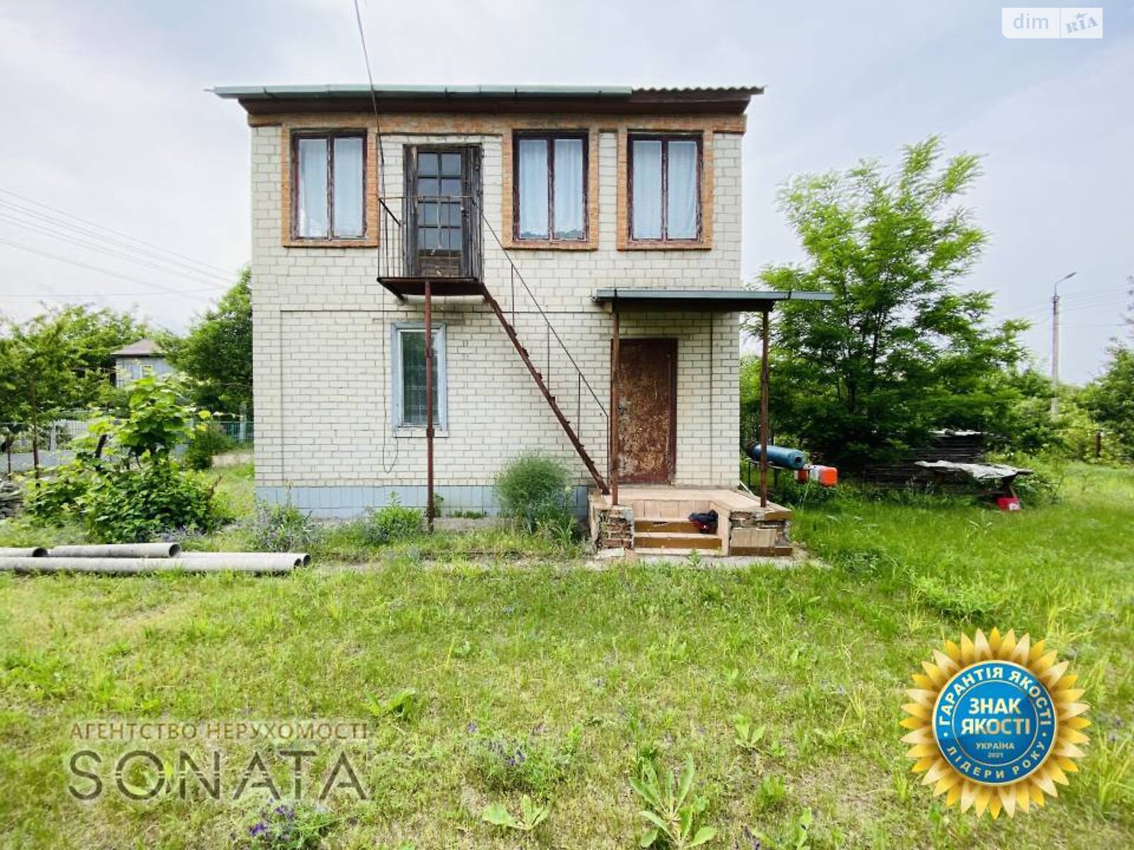 двухэтажный дом, 72.6 кв. м, цегла. Продажа в Чапаевке фото 1 двухэтажный дом, 72.6 кв. м, цегла. Продажа в Чапаевке фото 1