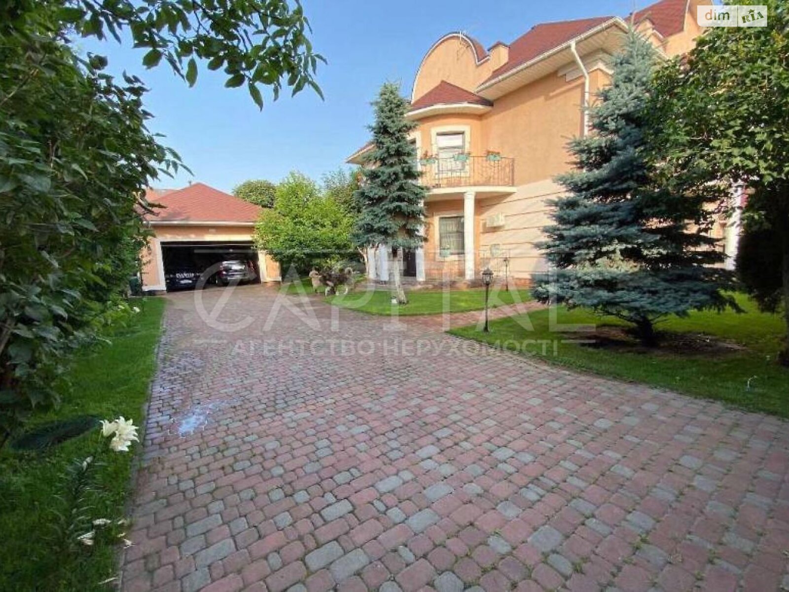 трехэтажный дом с гаражом, 600 кв. м, кирпич. Продажа в Чайках фото 1 трехэтажный дом с гаражом, 600 кв. м, кирпич. Продажа в Чайках фото 1