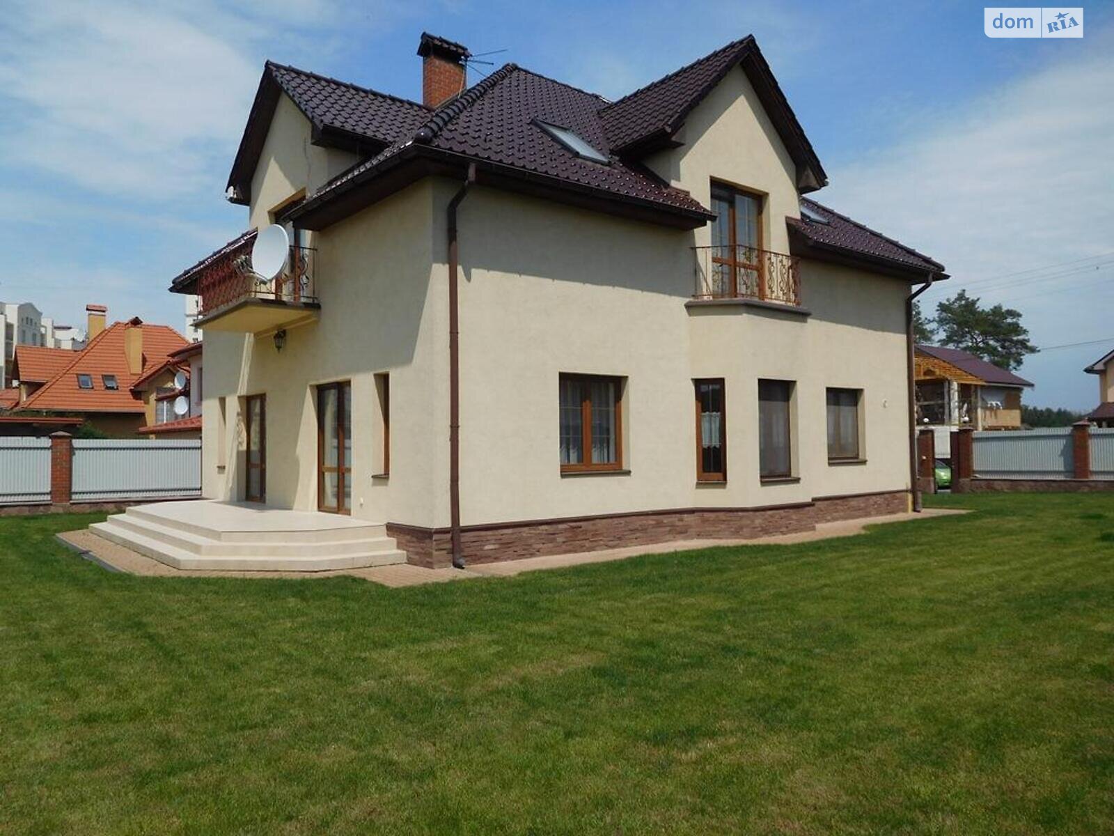 двоповерховий будинок, 258 кв. м, кирпич. Продаж у Чайках фото 1