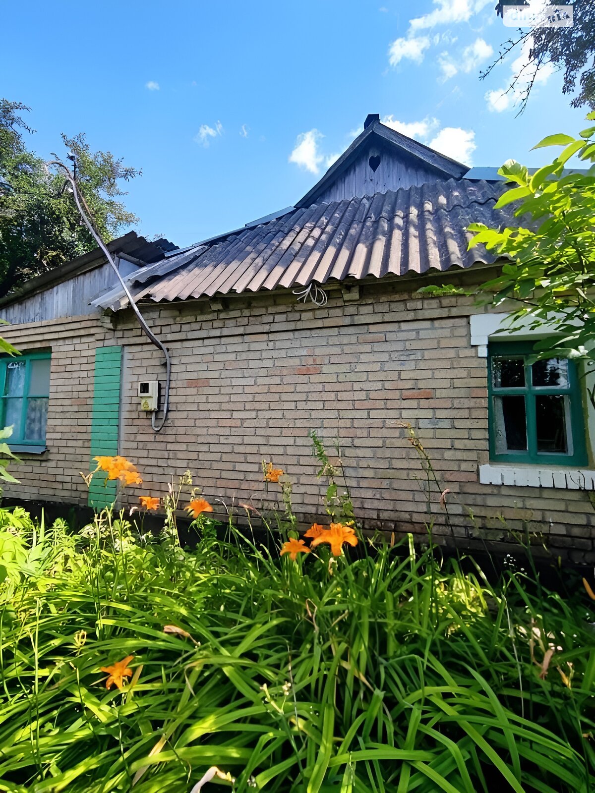 одноповерховий будинок з верандою, 58.7 кв. м, цегла. Продаж у Черкасі фото 1 одноповерховий будинок з верандою, 58.7 кв. м, цегла. Продаж у Черкасі фото 1