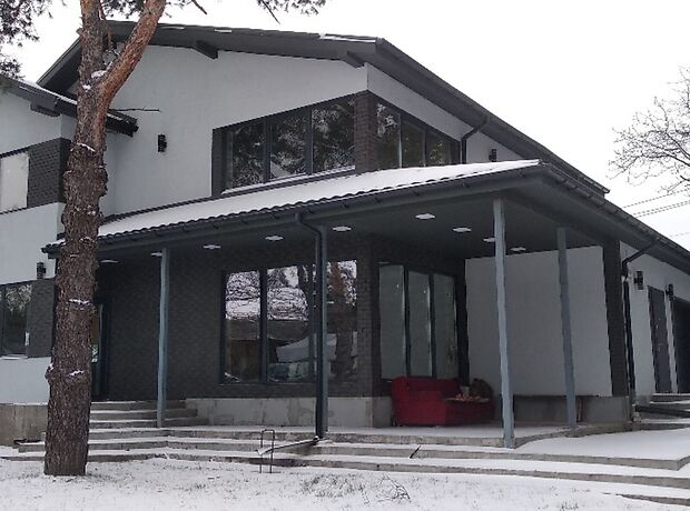 двухэтажный дом с камином, 220 кв. м, газобетон. Продажа в Червоной Слободе (Черкасская обл.) фото 1 двухэтажный дом с камином, 220 кв. м, газобетон. Продажа в Червоной Слободе (Черкасская обл.) фото 1