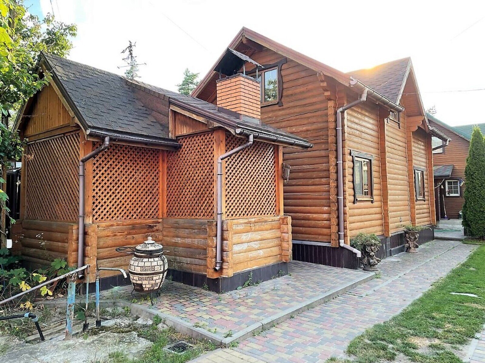 двухэтажный дом с ремонтом, 150 кв. м, сруб. Продажа в Черкассах район Дахновка фото 1