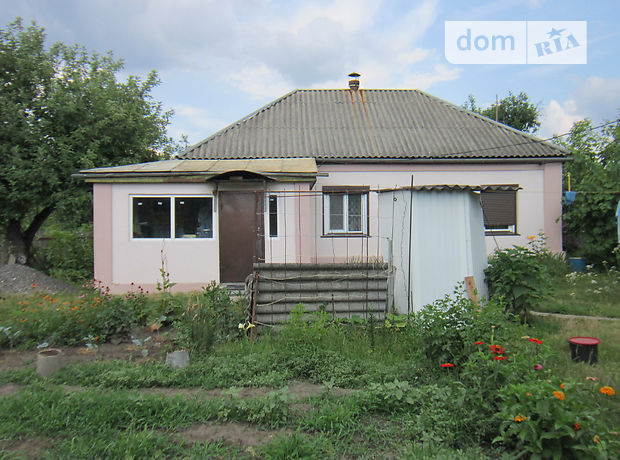 одноэтажный дом с садом, 55 кв. м, дерево и кирпич. Продажа в Хацьках (Черкасская обл.) фото 1 одноэтажный дом с садом, 55 кв. м, дерево и кирпич. Продажа в Хацьках (Черкасская обл.) фото 1