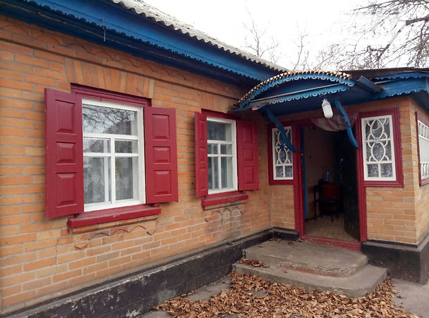 одноэтажный дом с садом, 65 кв. м, дерево и кирпич. Продажа в Сагуновке (Черкасская обл.) фото 1 одноэтажный дом с садом, 65 кв. м, дерево и кирпич. Продажа в Сагуновке (Черкасская обл.) фото 1
