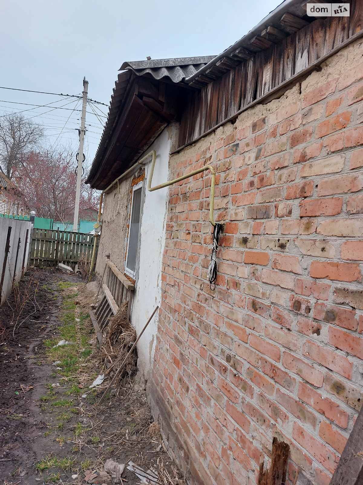 одноэтажный дом с отоплением, 42.2 кв. м, дерево и кирпич. Продажа в Черкассах фото 1 одноэтажный дом с отоплением, 42.2 кв. м, дерево и кирпич. Продажа в Черкассах фото 1