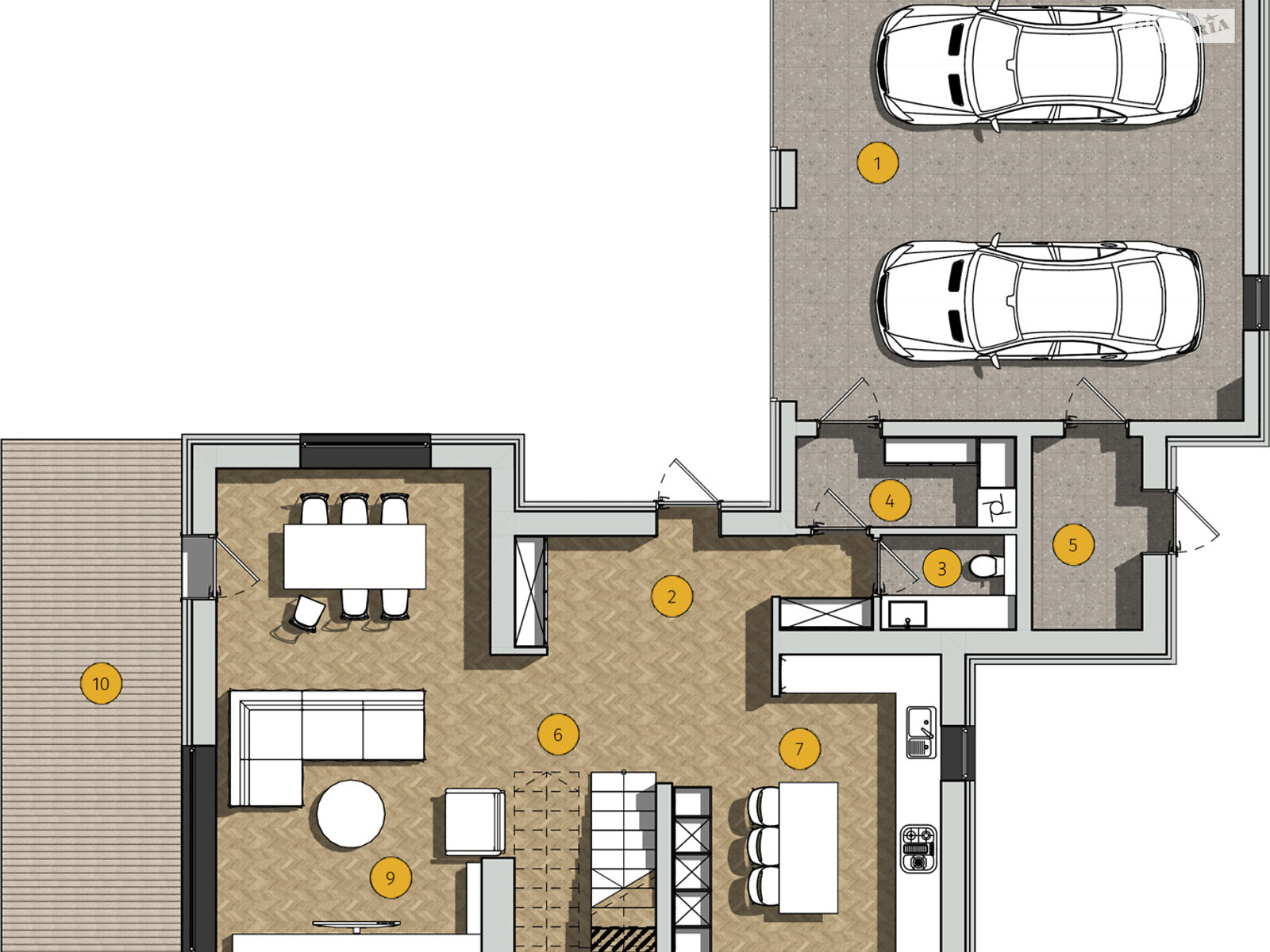 двоповерховий будинок, 235 кв. м, цегла. Продаж у Чернієві фото 1